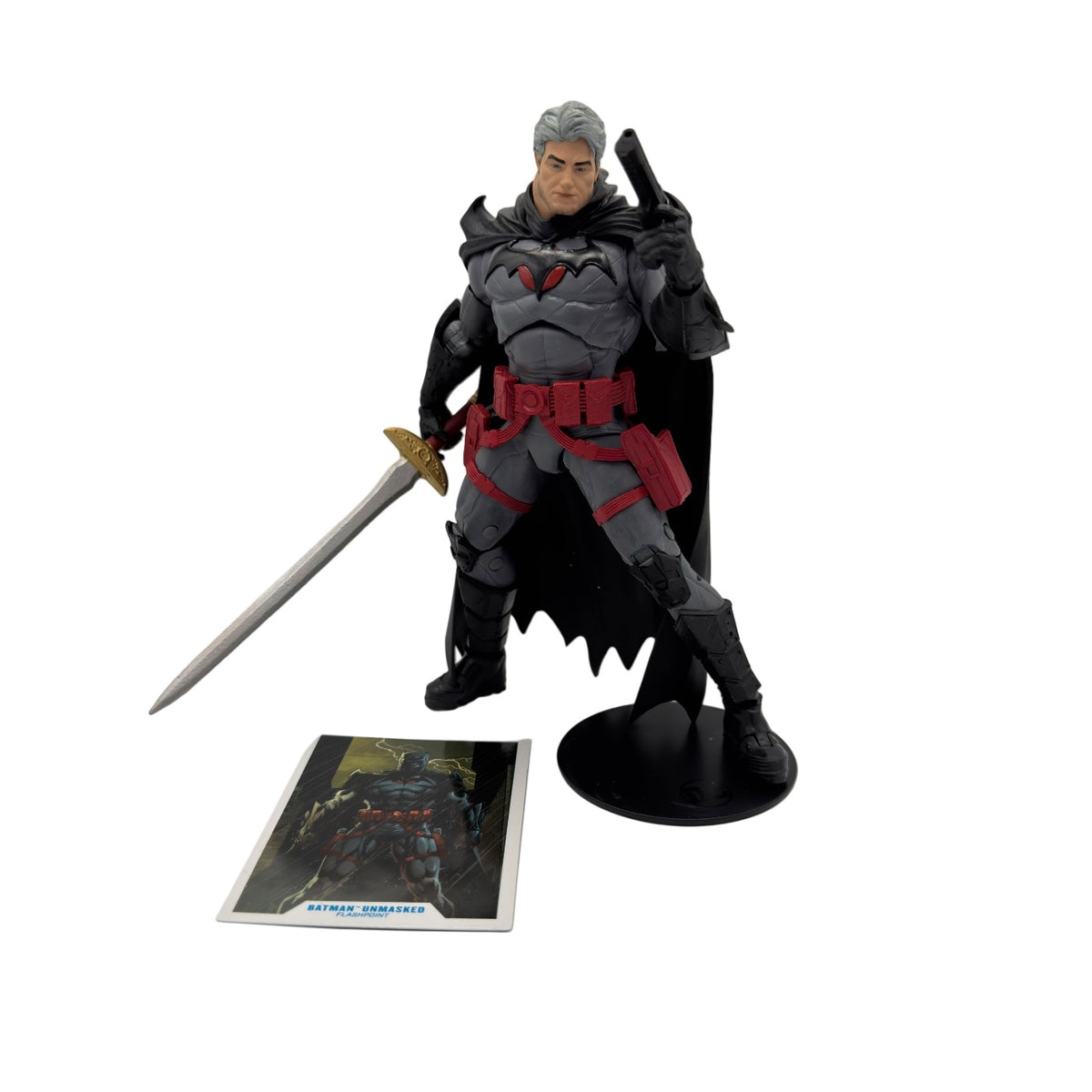 DC McFarlane Batman Unmasked Flashpoint (Thomas Wayne) 7” Action Figure