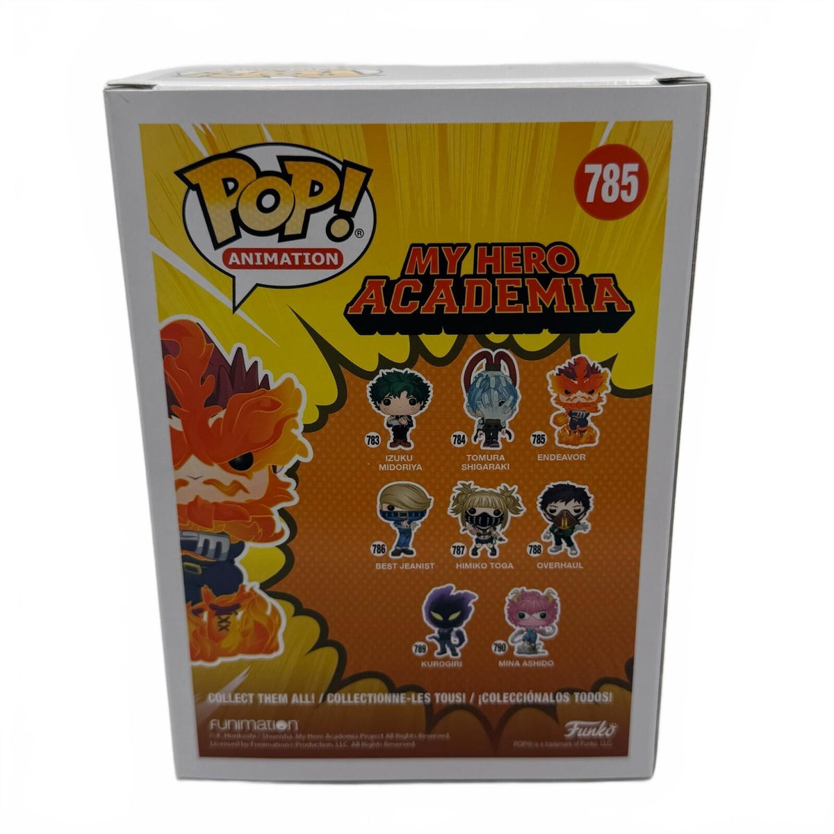 My Hero Academia Endeavor Signed Funko Pop EVA