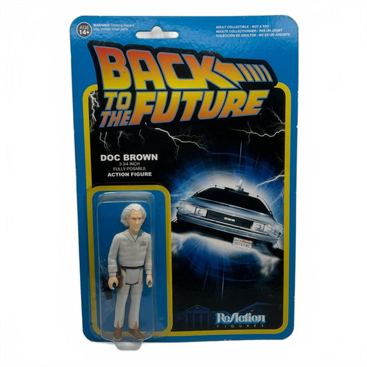 Funko ReAction Back to the Future Doc Brown 3.75" Action Figure