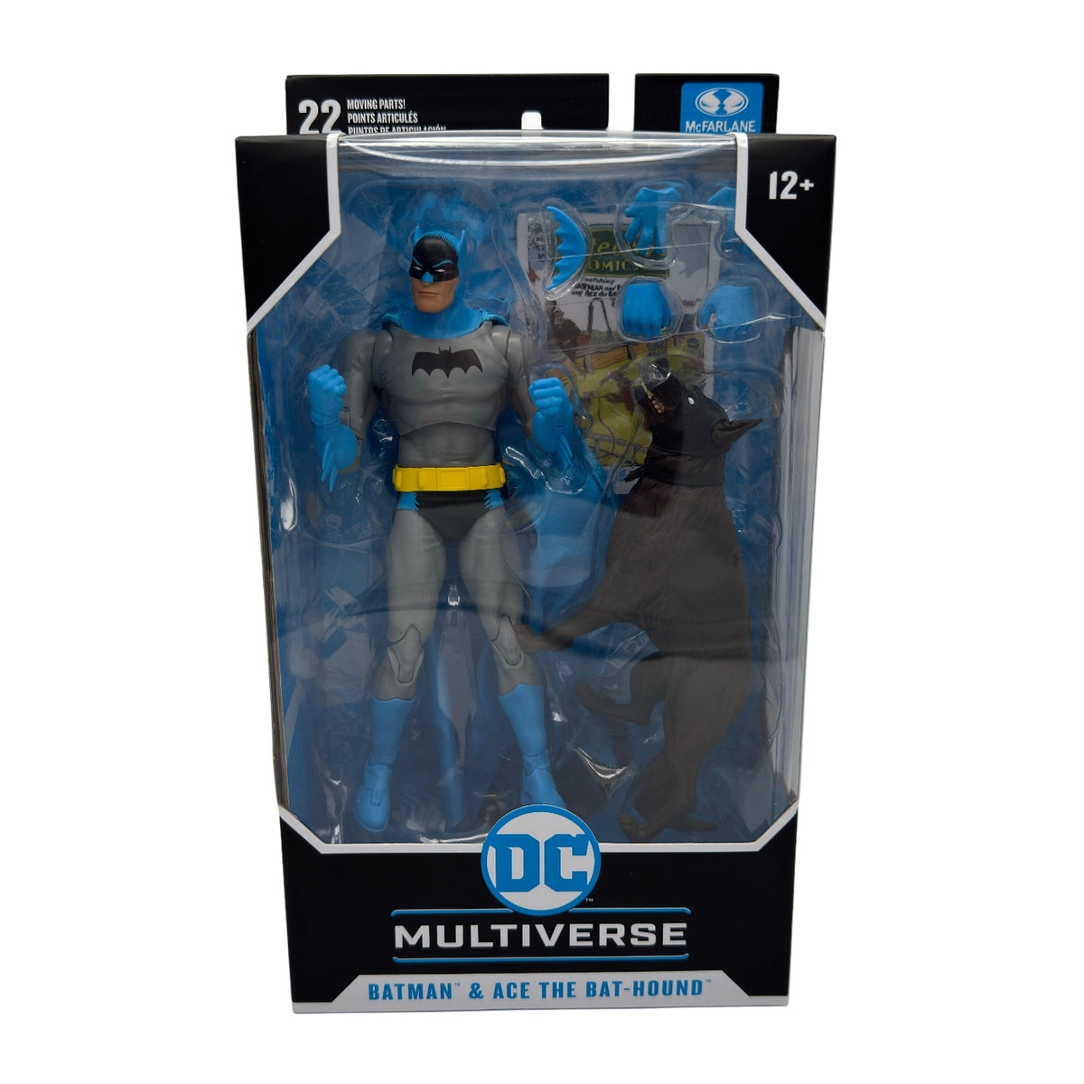 DC McFarlane Batman & Ace The Bat-Hound (Silver Age) 7” Action Figure