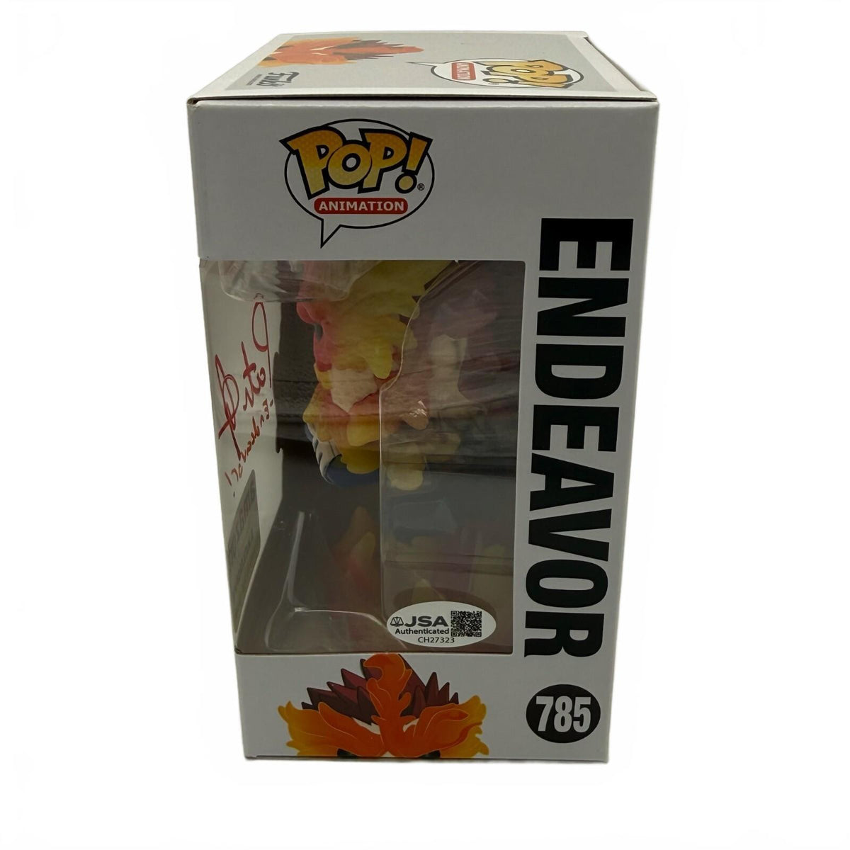 My Hero Academia Endeavor Signed Funko Pop EVA