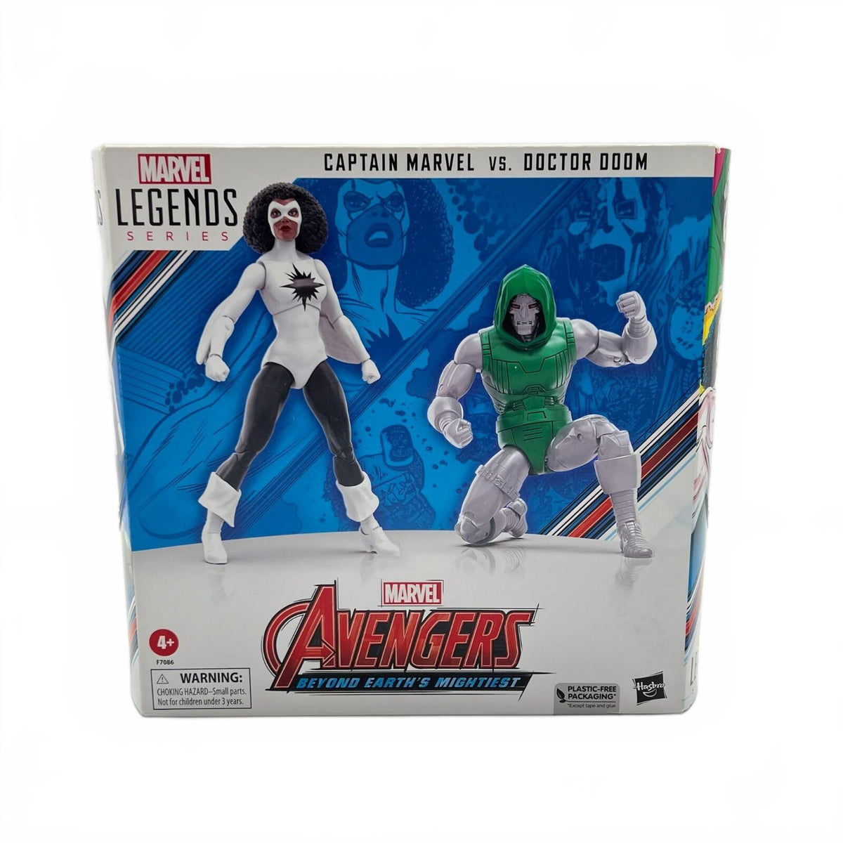 Marvel Legends Captain Marvel Vs. Doctor Doom 6” Action Figures