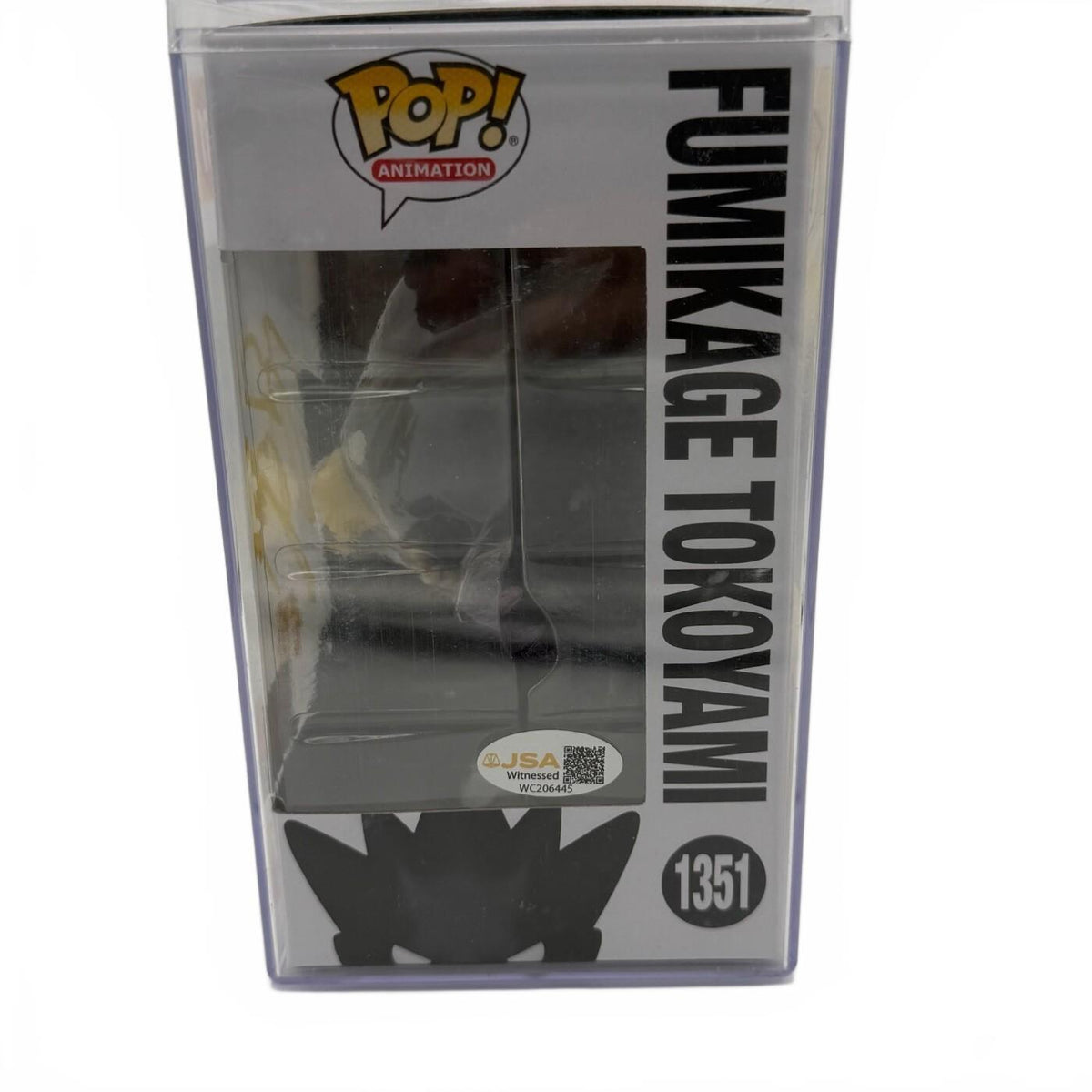 Fumikage Tokoyami JVA Signed Funko Pop #1351 Yoshimasa Hosoya w JSA Certificate