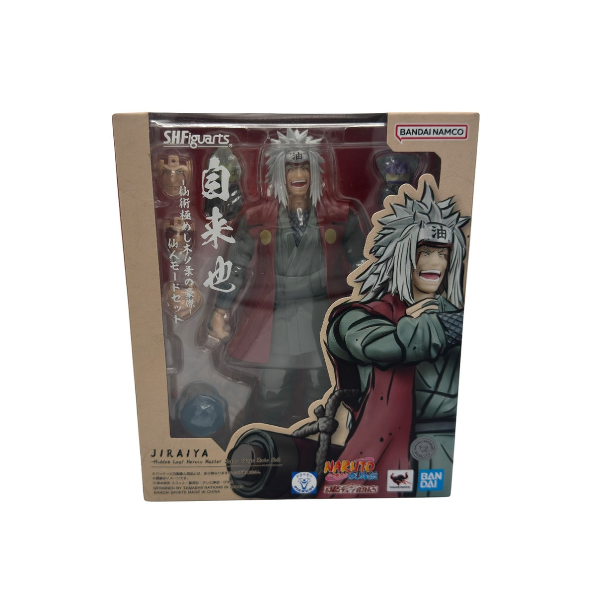 S.H.Figuarts Jiraya Sage Mode (Hidden Leaf Heroic Master) 6" Action Figure