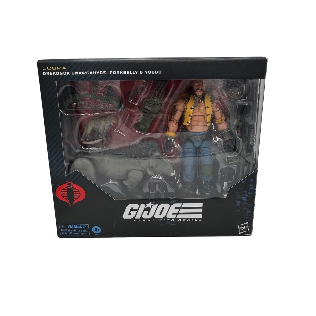 GI Joe Classified Dreadnok Gnawgahyde, Porkbelly & Yobbo #125 Action Figure