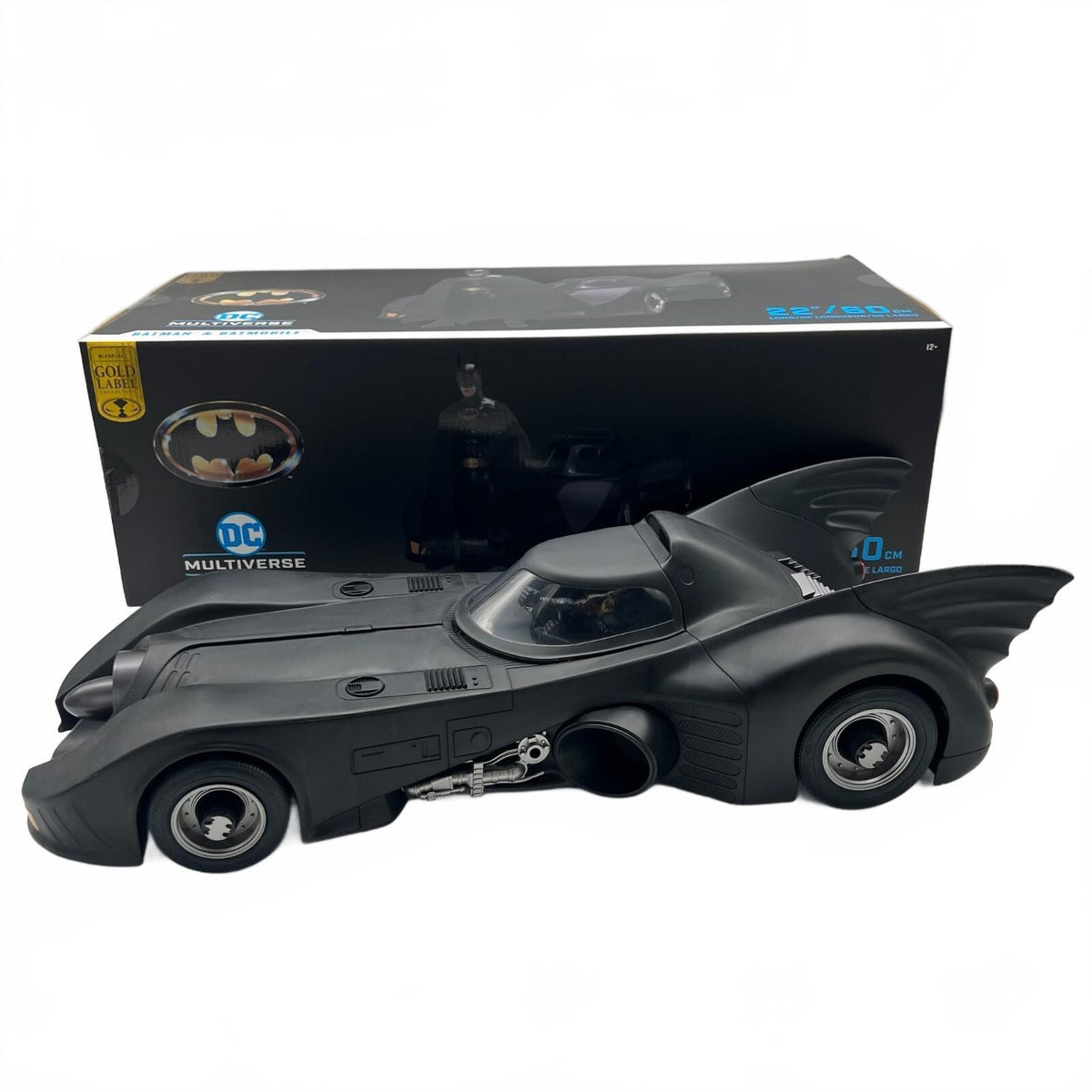 DC McFarlane Batmobile (Batman 1989) With Batman 7” Action Figure