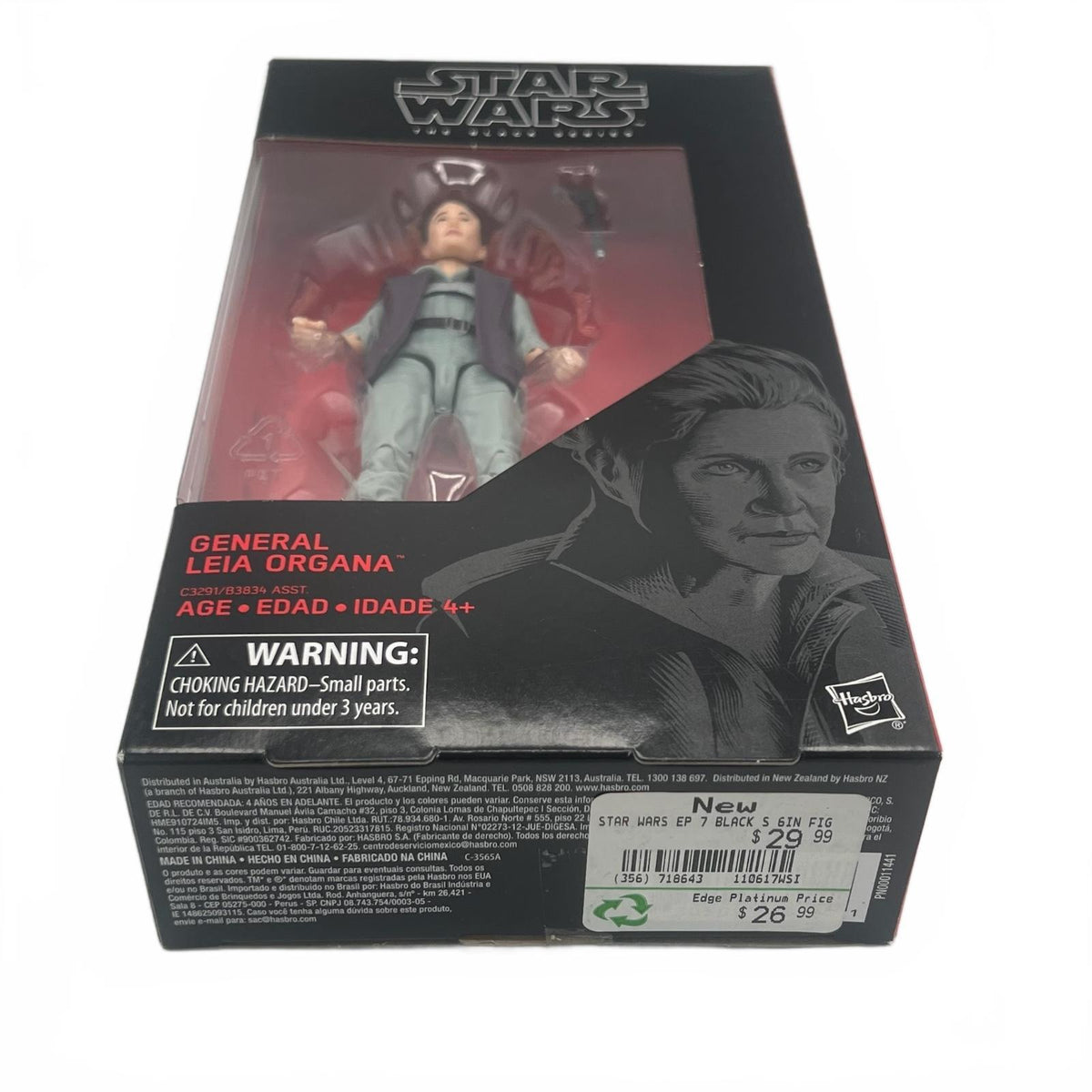 Star Wars Black Series General Leia Organa 6” Action Figure #52