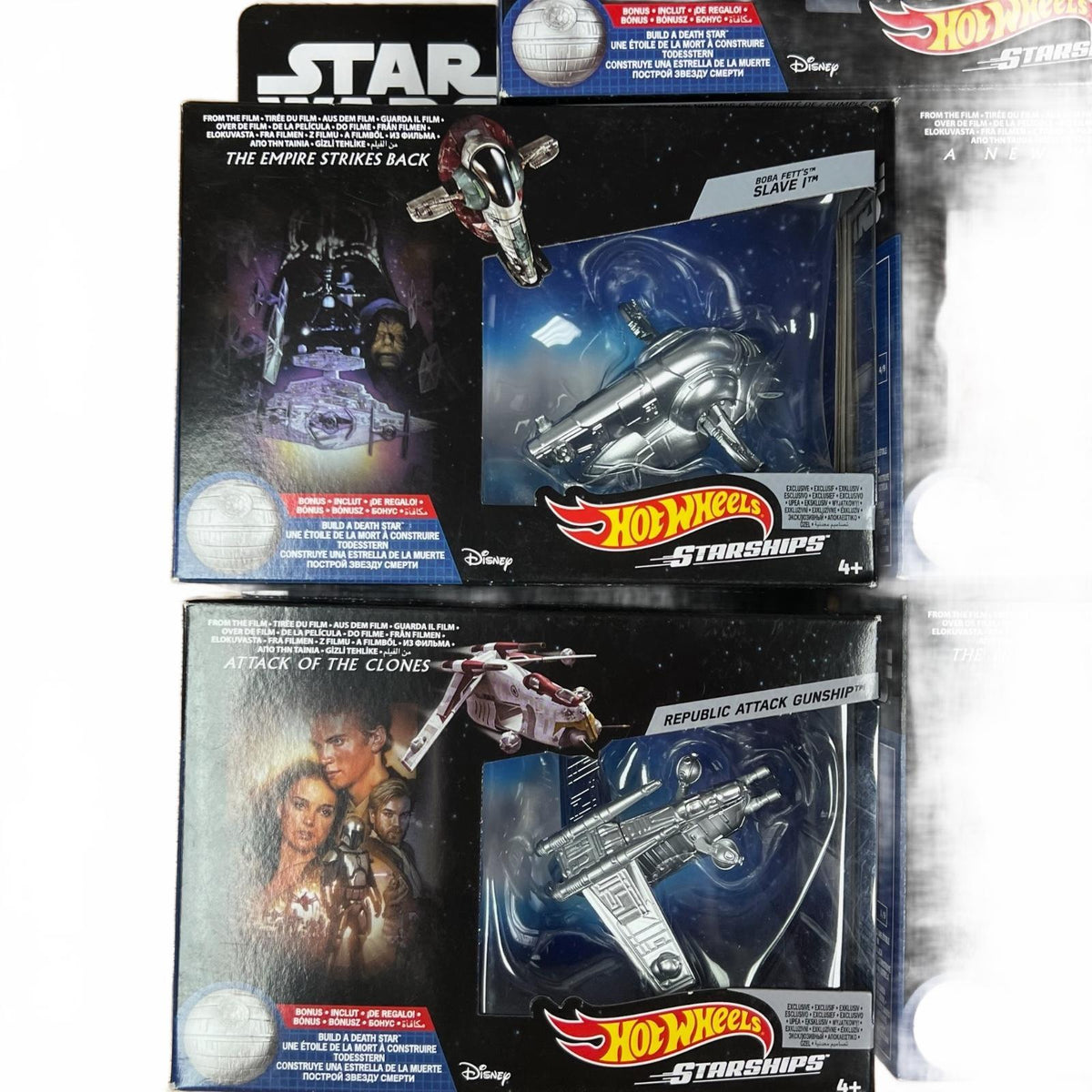 Star Wars Hot Wheels Lot of 5 (Death Star BAF)