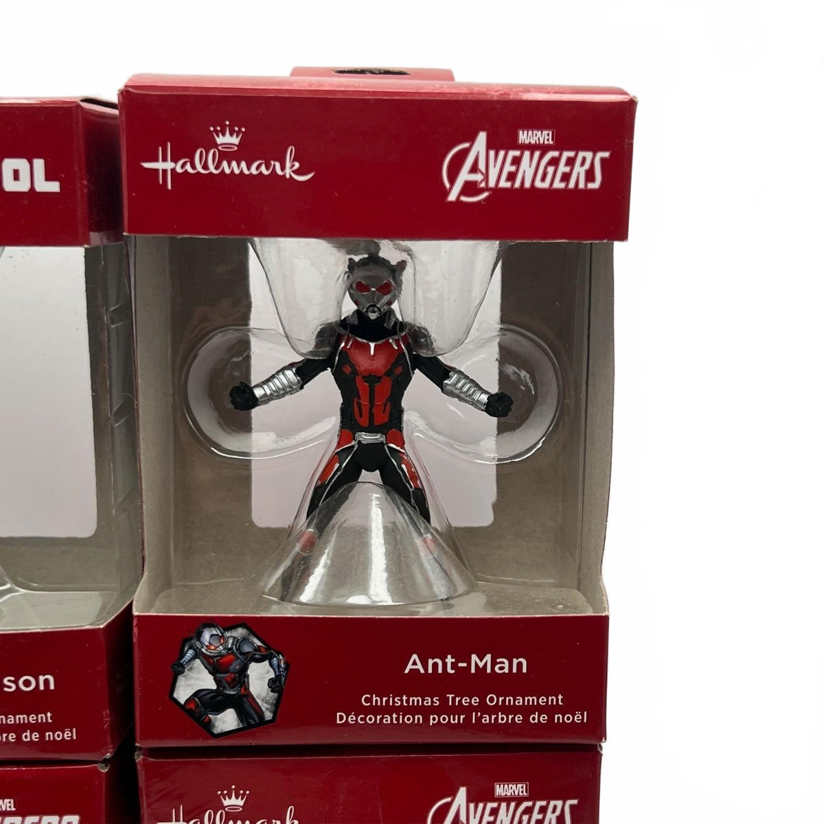 Marvel Hallmark Lot of 4 - Deadpool, Groot, Black Panther, Ant-Man