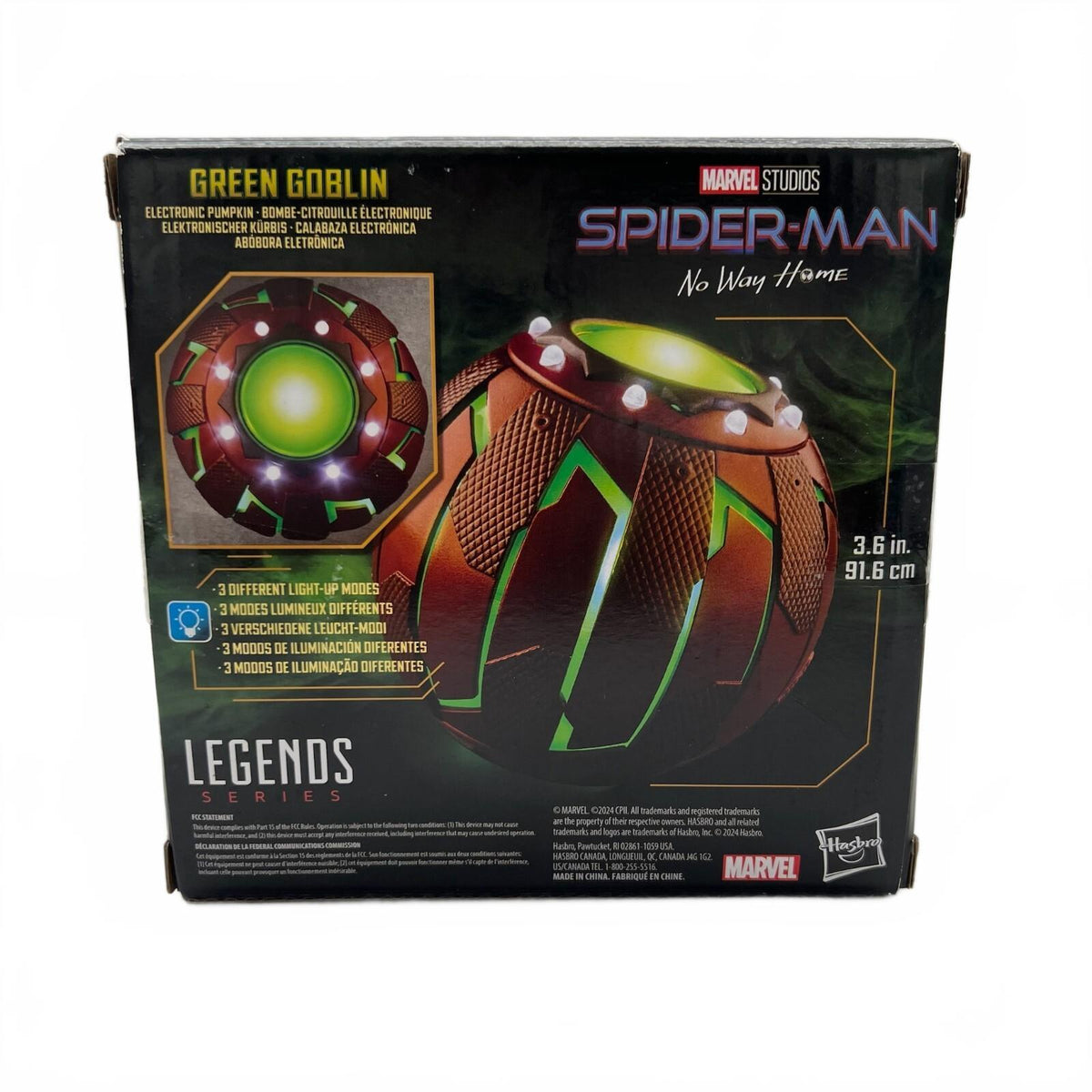 Marvel Legends Green Goblin Pumpkin Bomb (Spider-Man: No Way Home) *TESTED & WORKING*