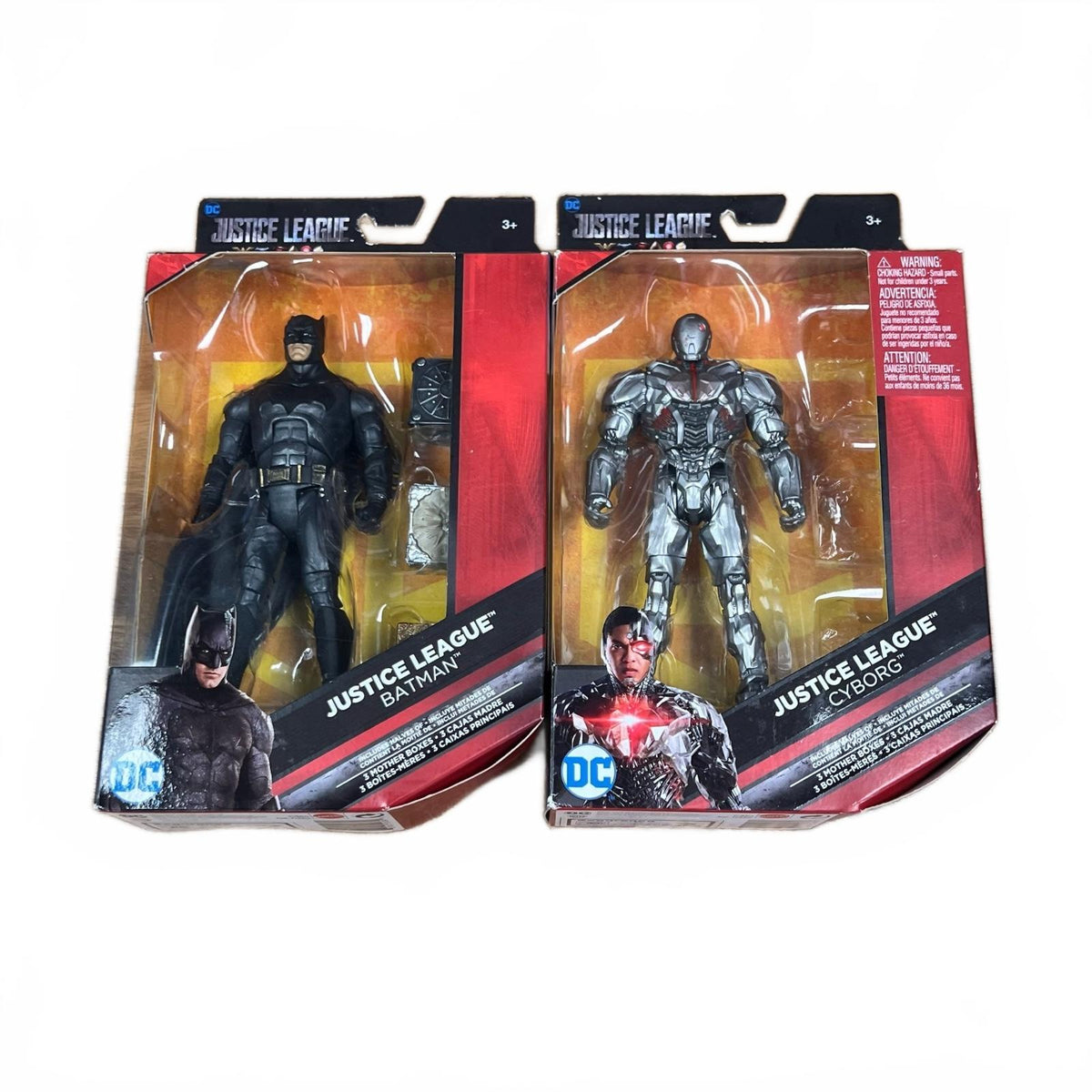 DC Multiverse Batman and Cyborg (Motherbox BAF) 6” Action Figures
