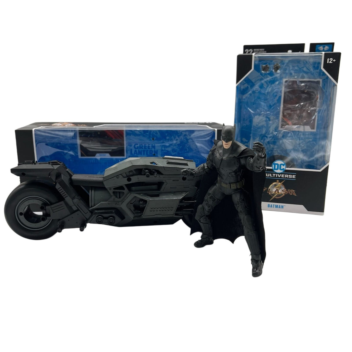 DC McFarlane Batman & Batcycle (The Flash 2023) 7” Action Figure