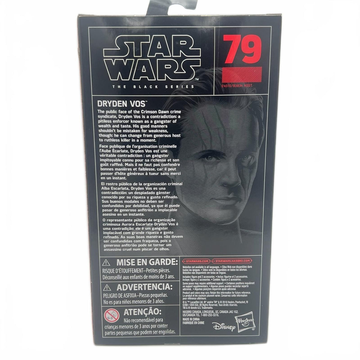 Star Wars Black Series Dryden Vos 6” Action Figure #79
