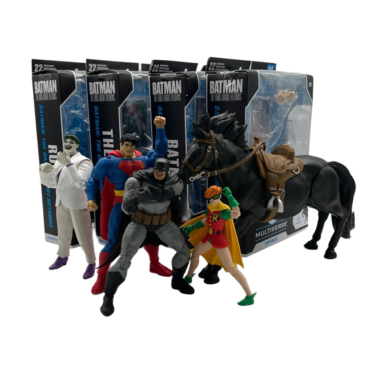 DC McFarlane Batman (Dark Knight Returns) Lot of 5 7” Action Figures Horse BAF