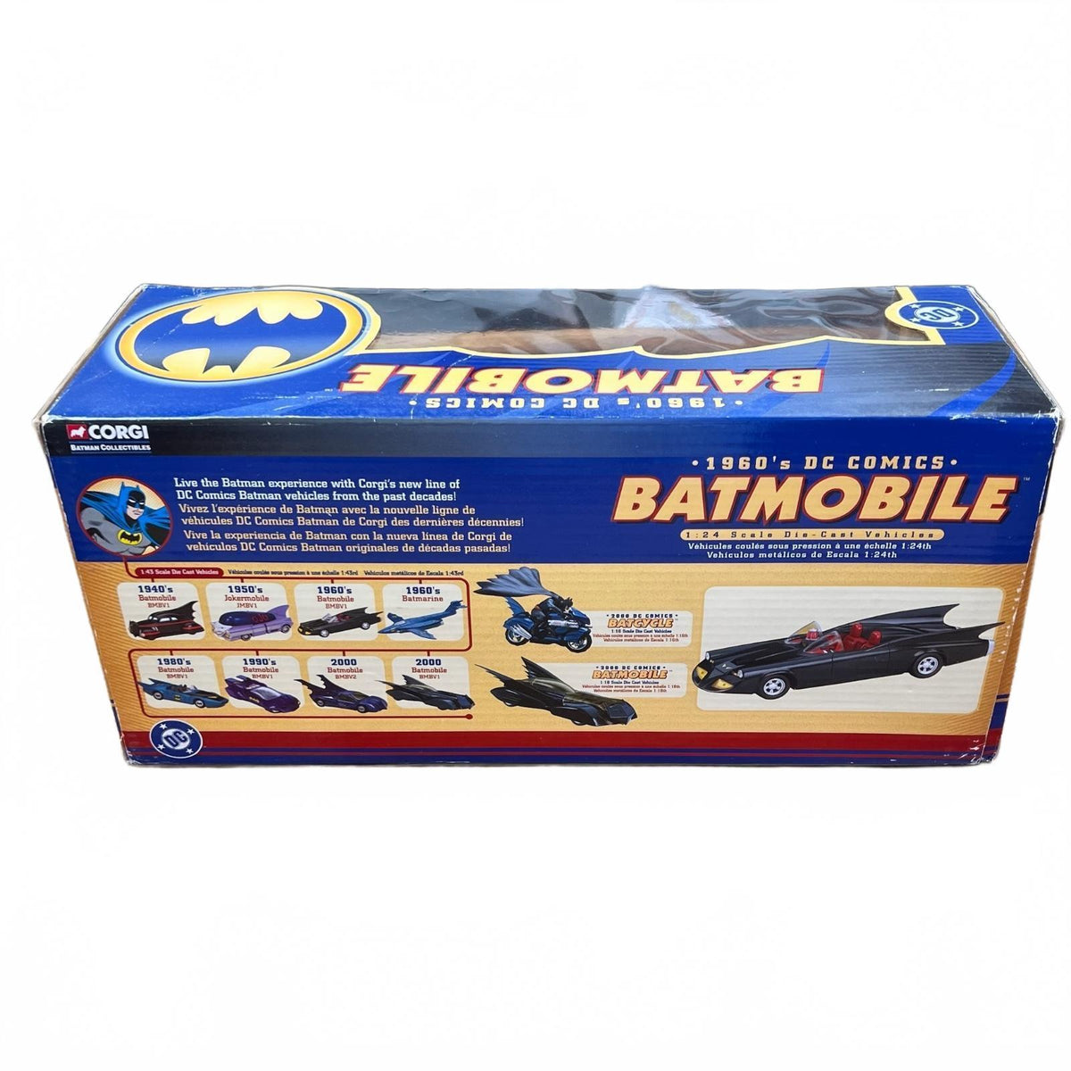 DC CORGI Batmobile (1960’s) 1:24 Scale