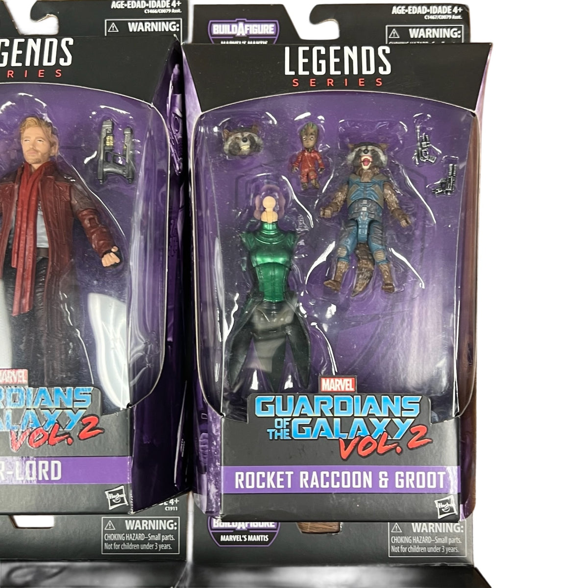 Marvel Legends Guardians of the Galaxy Vol. 2 Lot 6” Action Figures