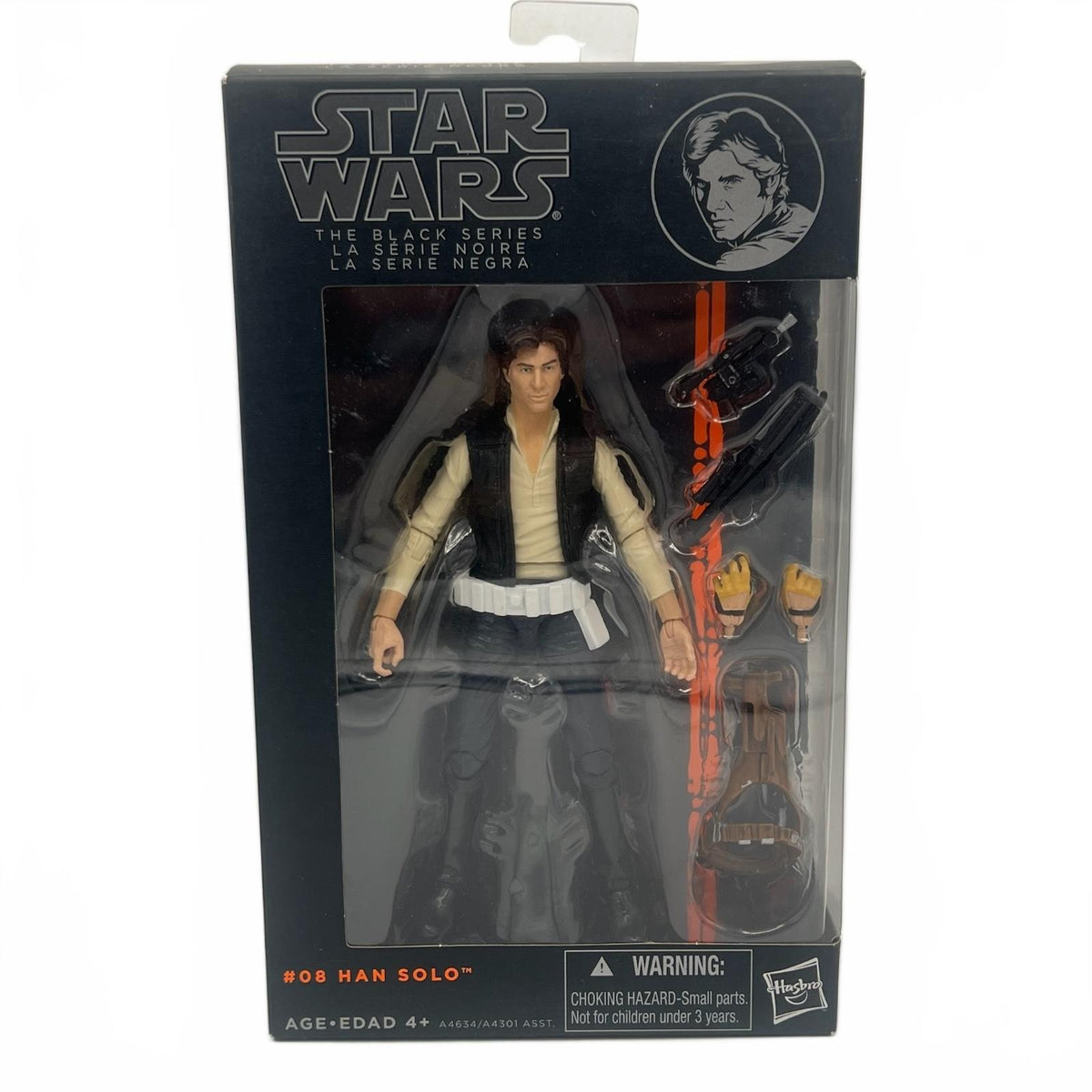 Star Wars Black Series #08 Han Solo 6” Action Figure
