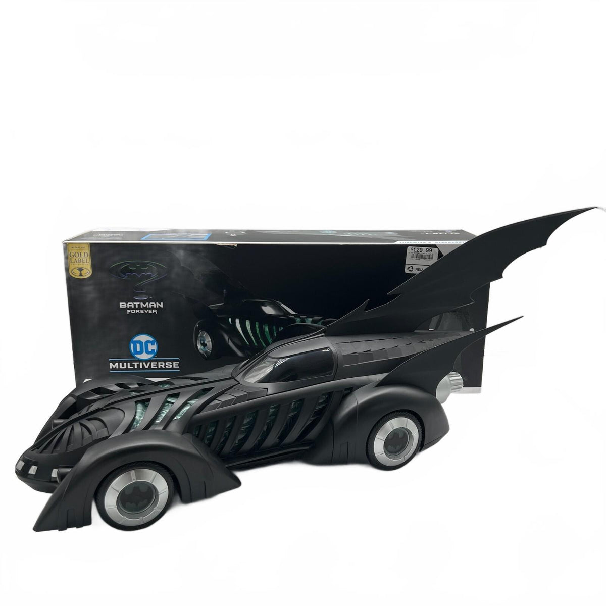 DC McFarlane Batmobile (Batman Forever) With Alfred Pennyworth 7” Action Figure