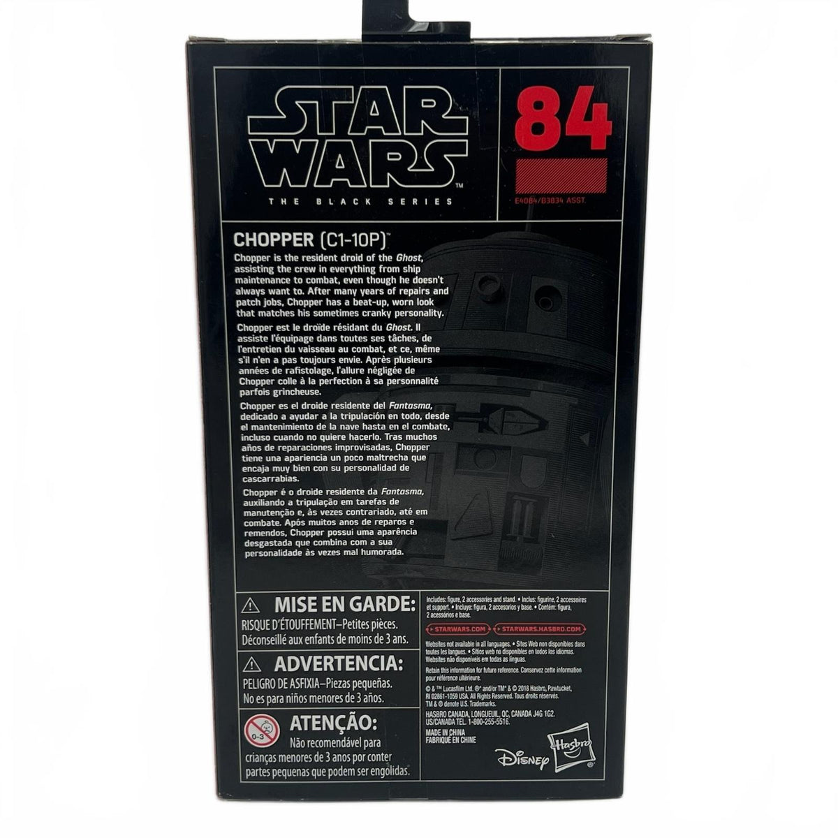 Star Wars Black Series Chopper (C1-10P) 6” Action Figure #84