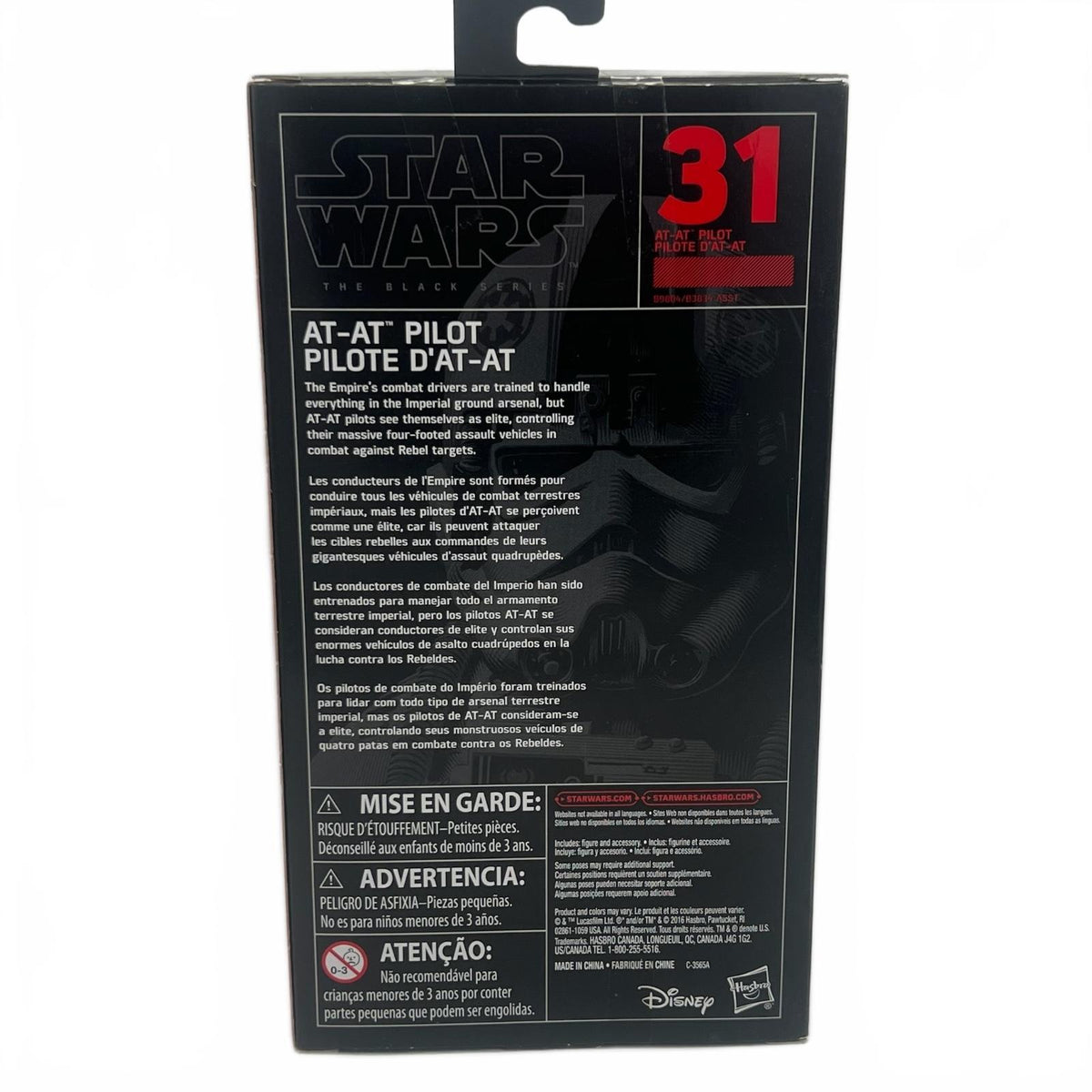Star Wars Black Series  AT-AT Pilot 6” Action Figure #31