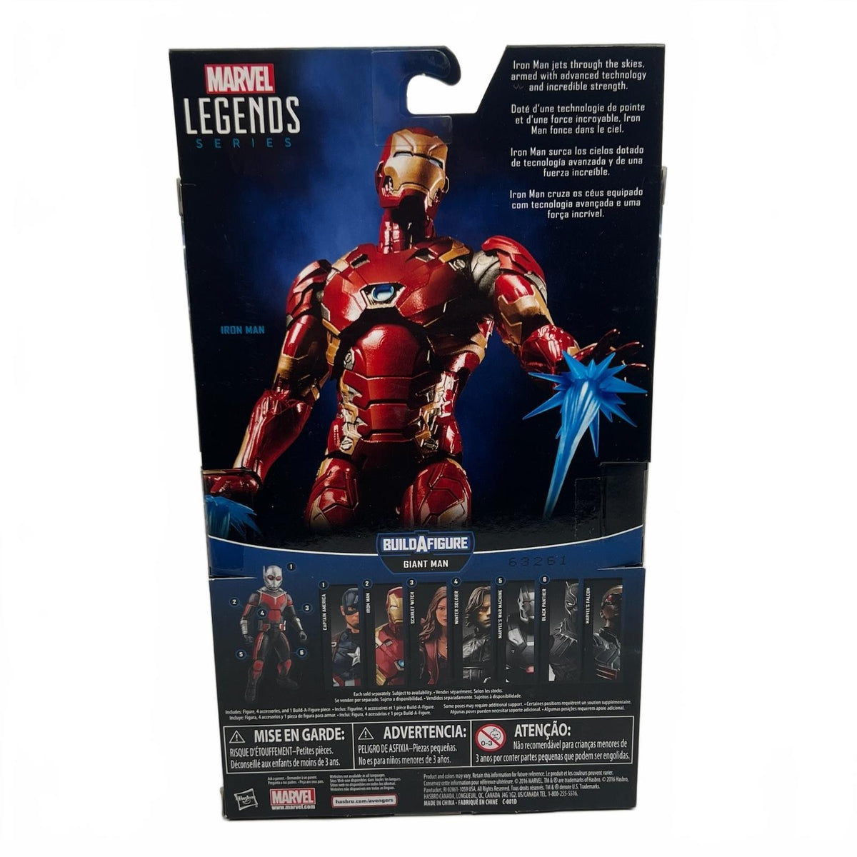 Marvel Legends Iron Man (Giant-Man BAF) 6” Action Figure