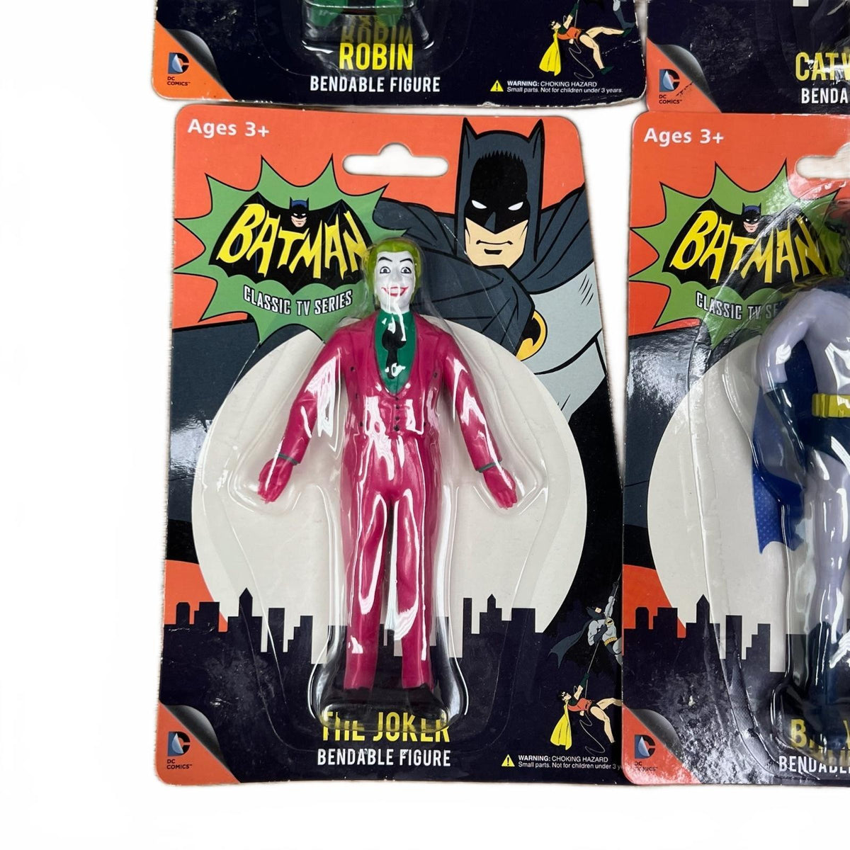 DC Bendables Batman Classic TV Lot 5” Action Figures