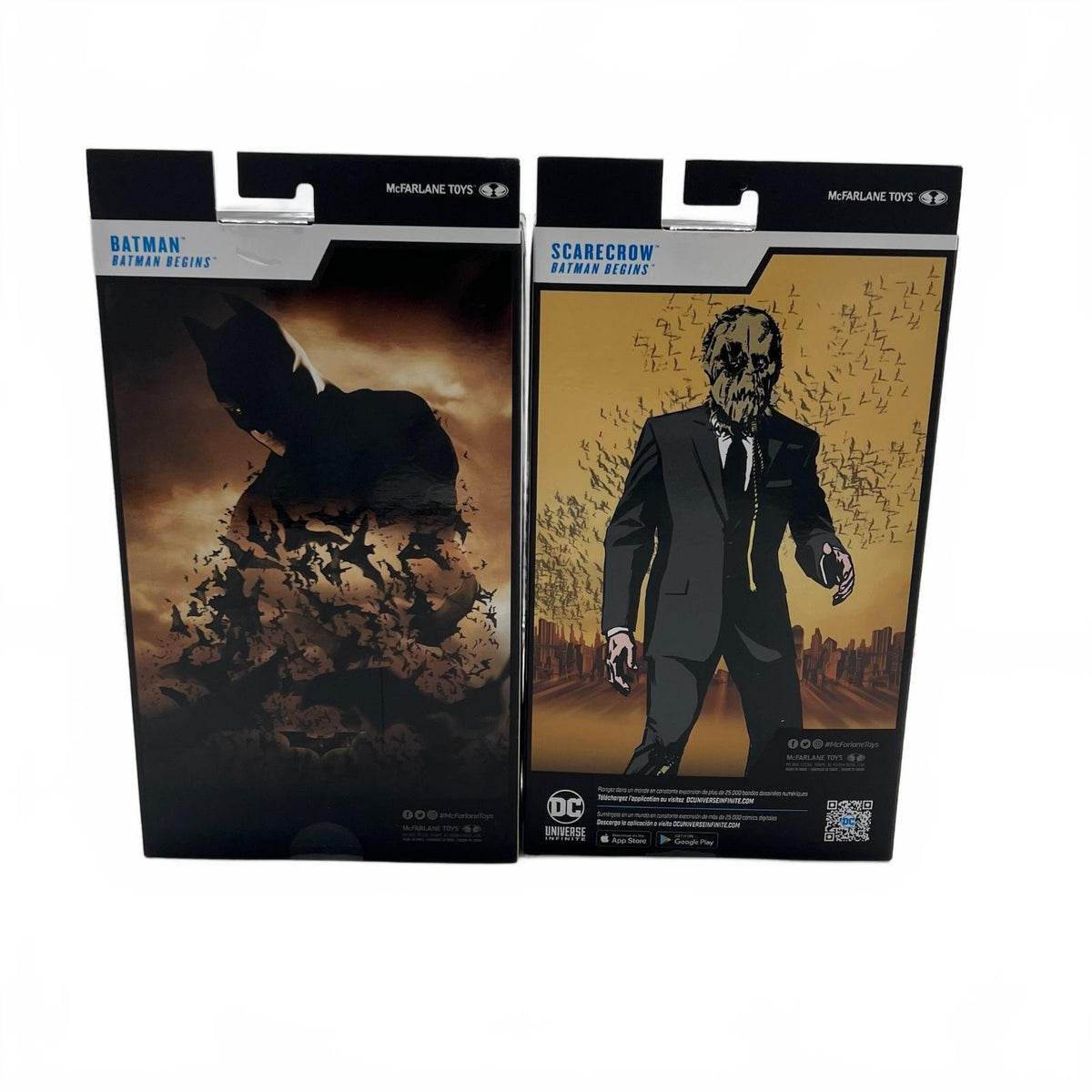 DC McFarlane Batman and Scarecrow (Batman Begins) 7” Figures