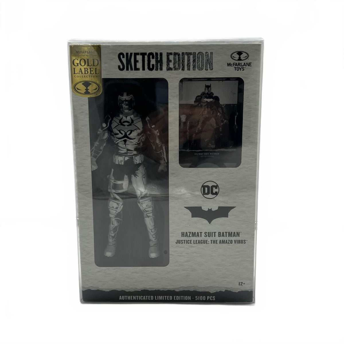 DC McFarlane Hazmat Suit Batman Sketch Edition 7” Action Figure