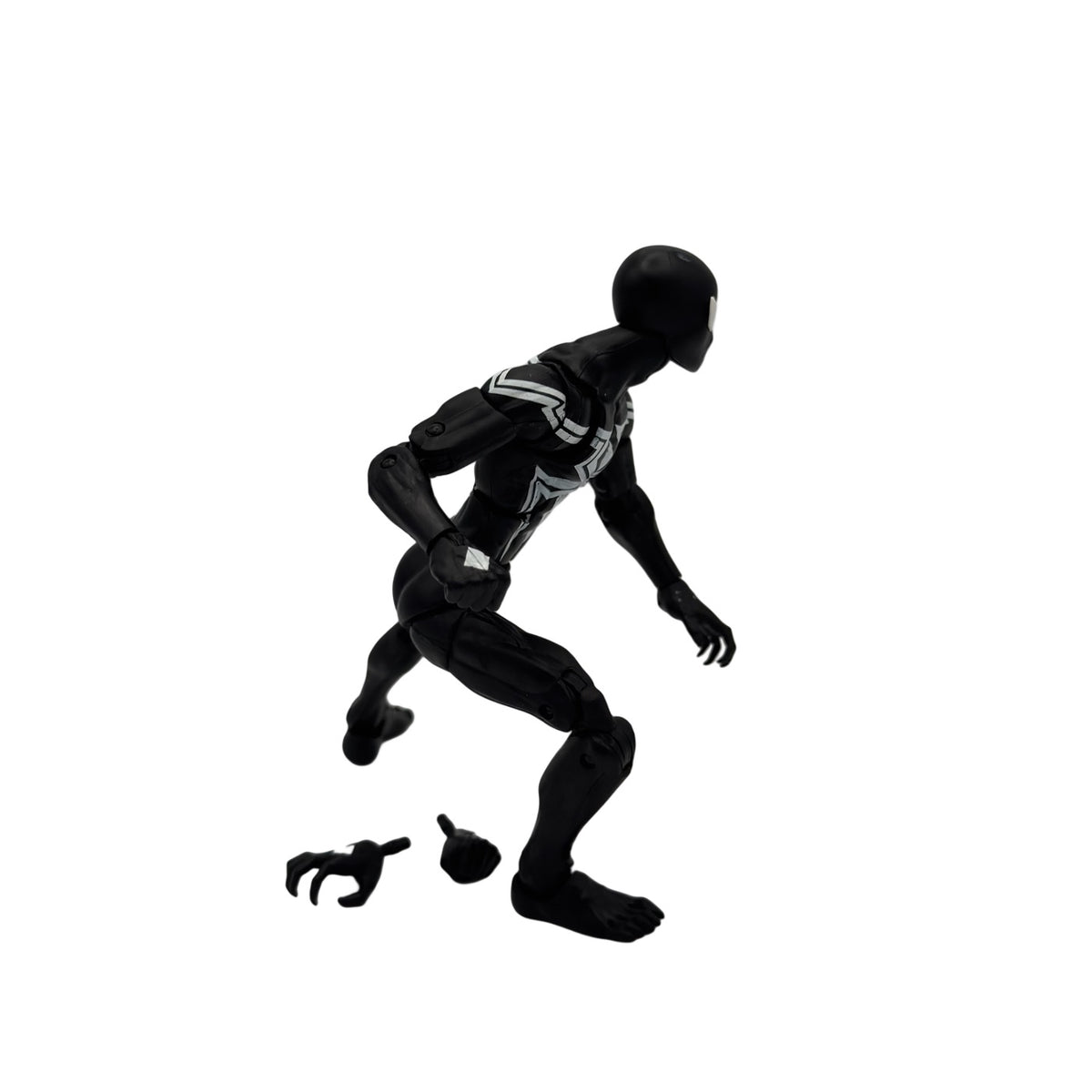 Marvel Legends Series Symbiote Spider-Man (BAF Kingpin Wave) 6” Action Figure