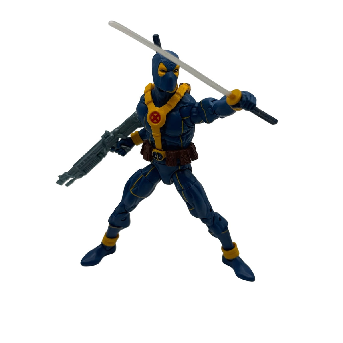Hasbro Marvel Legends X-Force Blue Deadpool (Strong Guy BAF) 6" Action Figure