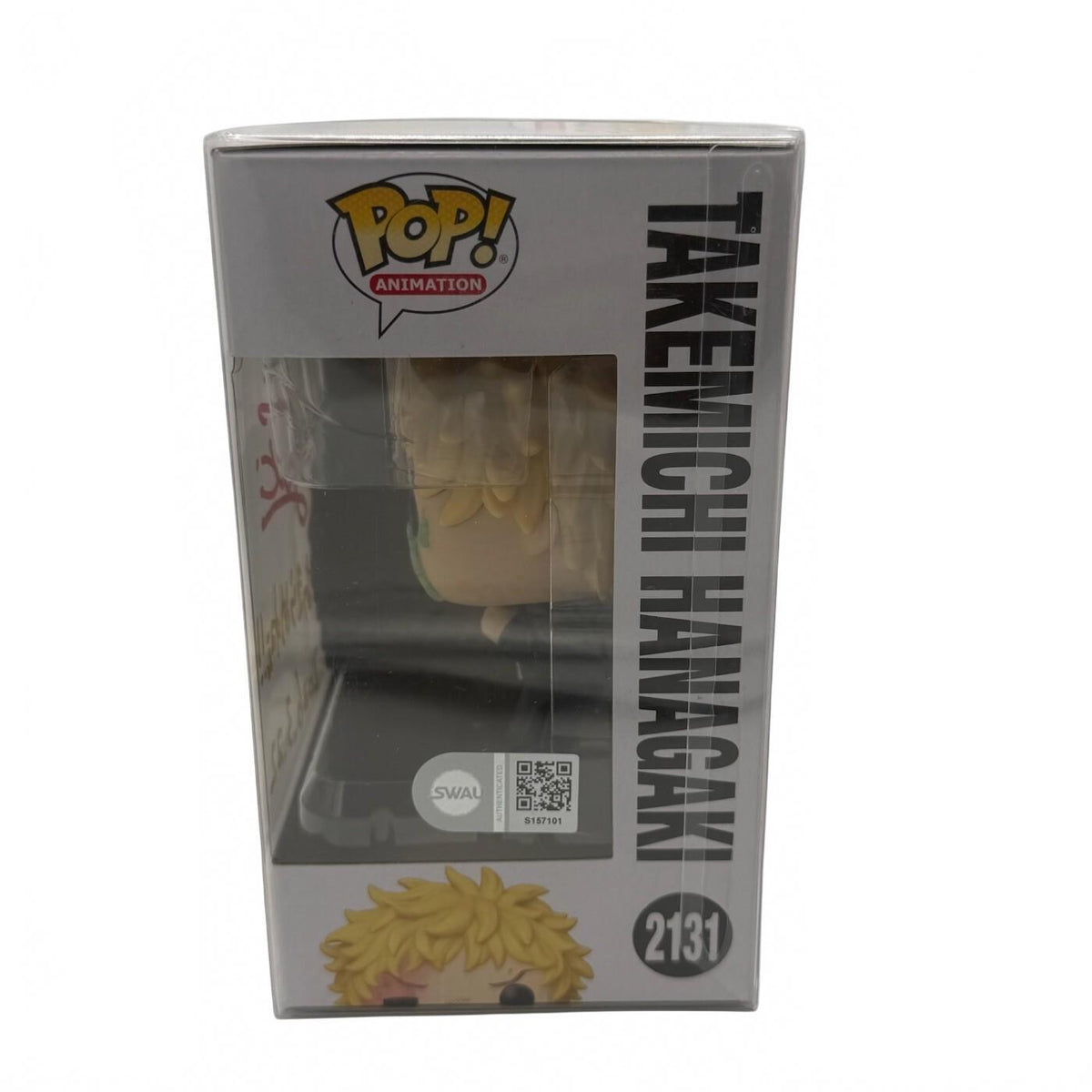 Funko Pop Takemichi Hanagaki Tokyo Revengers #2131 Signed JVA Yuuki Shin