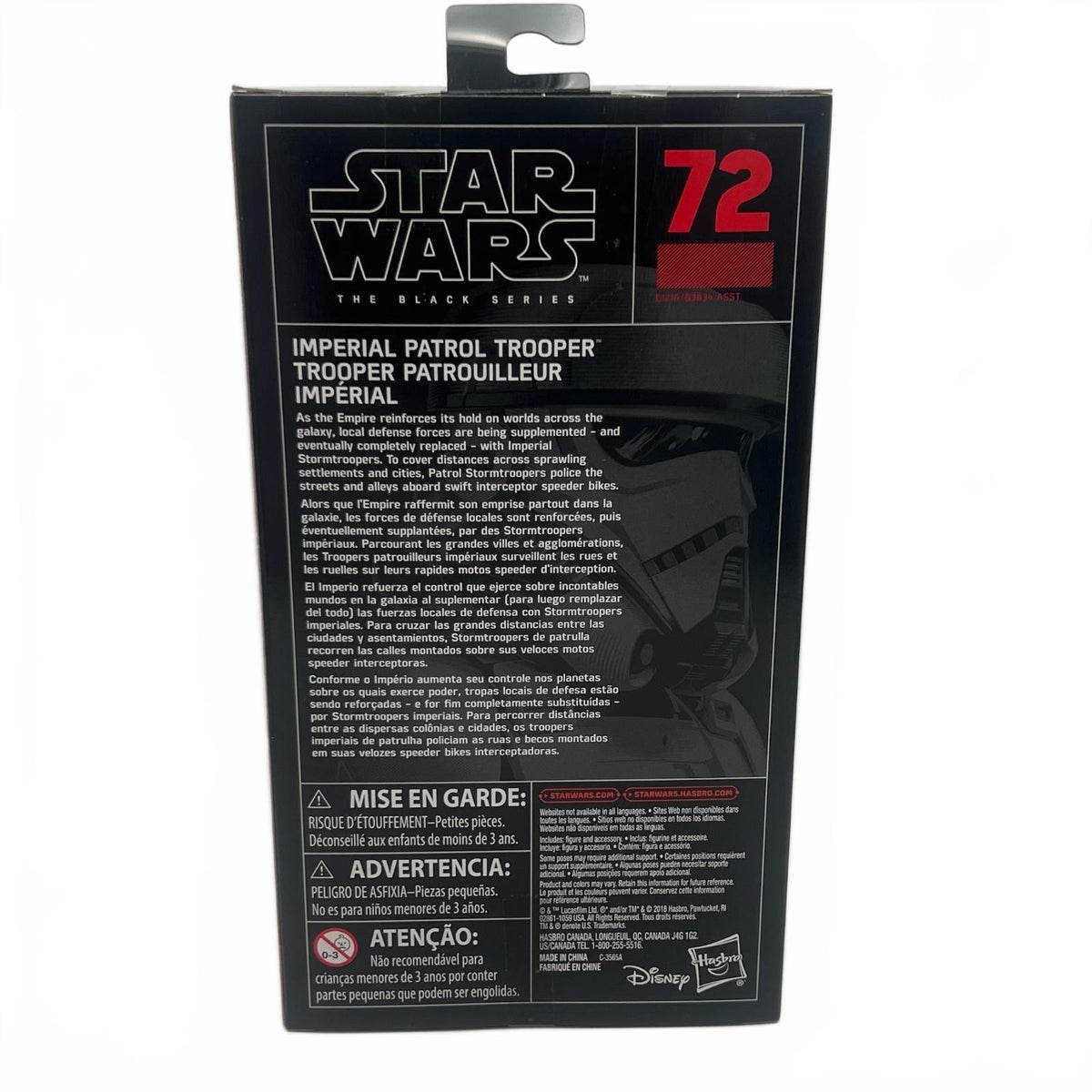 Star Wars Black Series Imperial Patrol Trooper 6” Action Figure #72