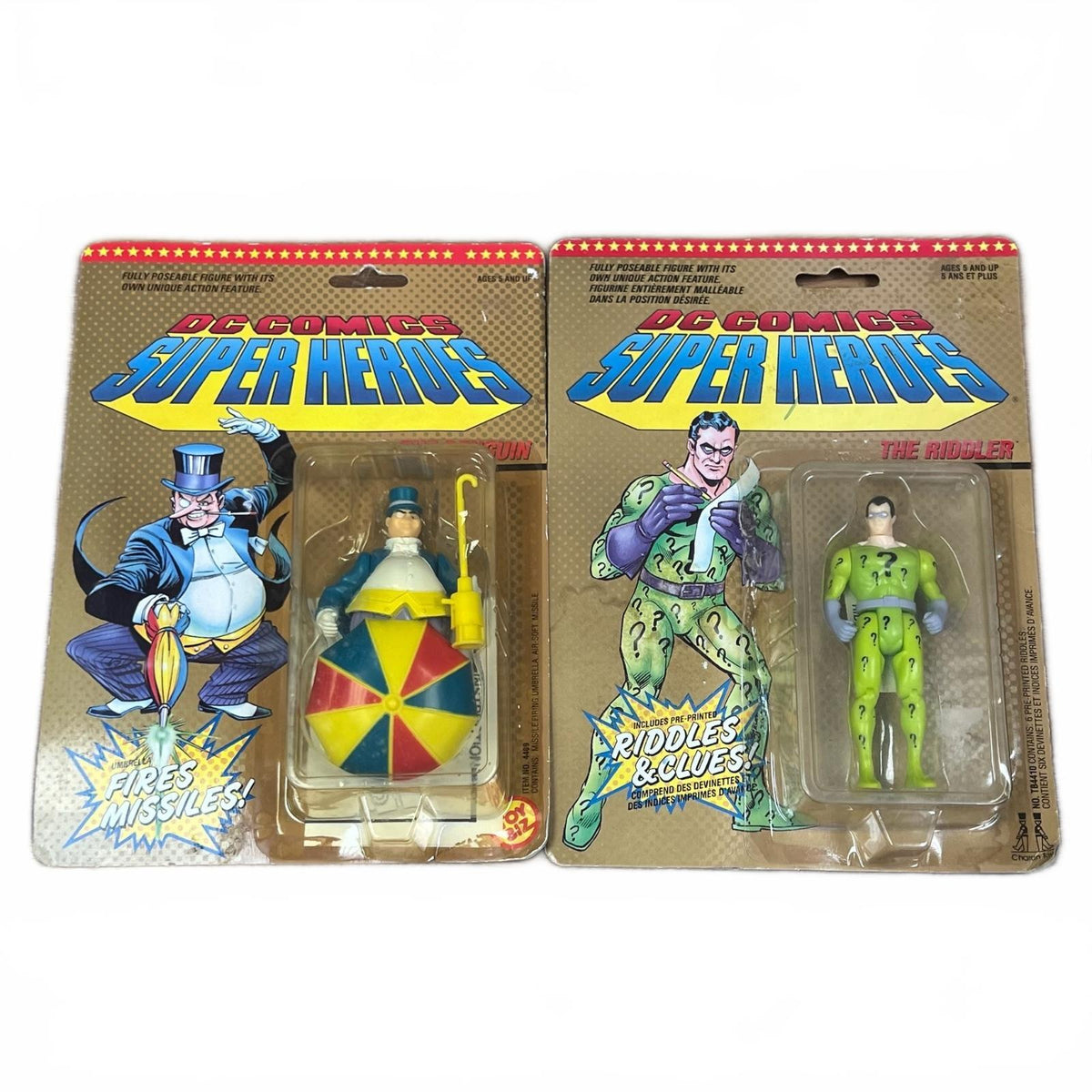 DC Toybiz Penguin and Riddler 5” Action Figures