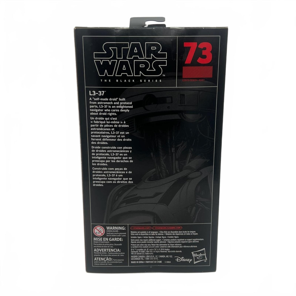Star Wars Black Series L3-37 6” Action Figure #73