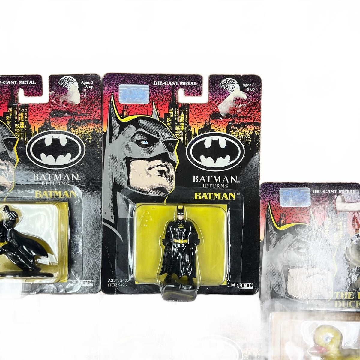 DC ERTL Batman Returns Lot of Diecast Miniatures