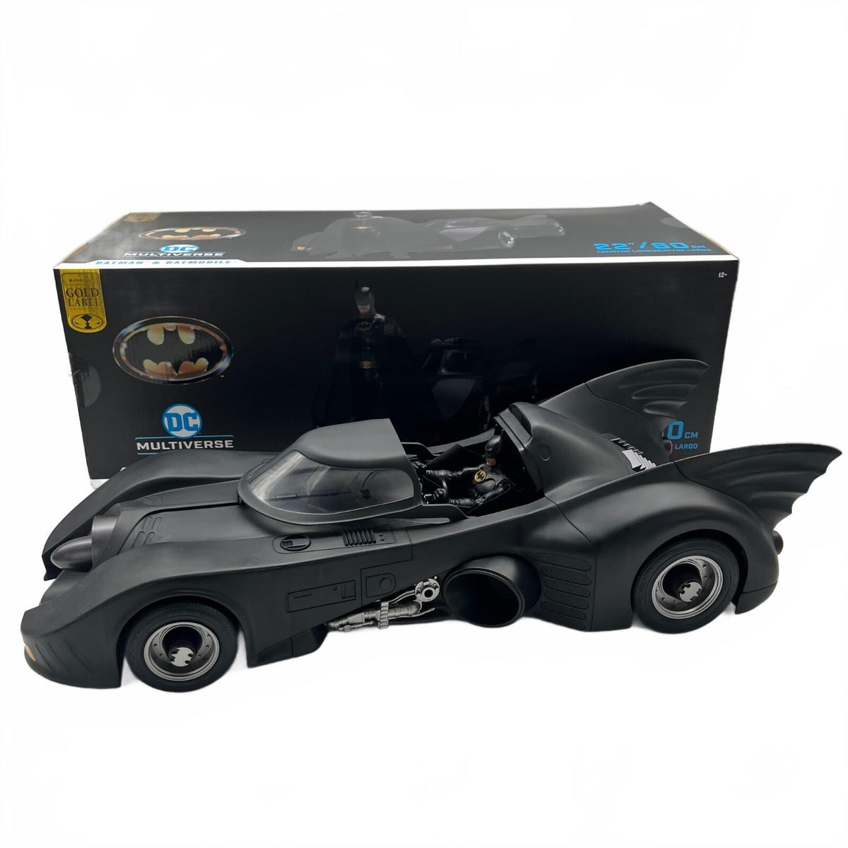 DC McFarlane Batmobile (Batman 1989) With Batman 7” Action Figure