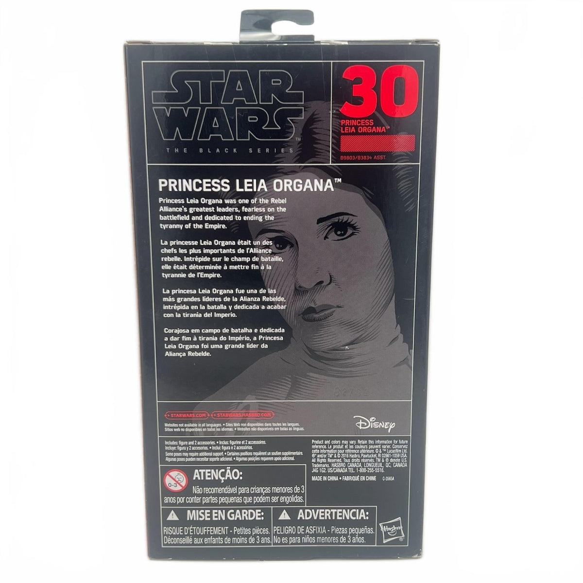 Star Wars Black Series Princess Leia Organa 6” Action Figure #30