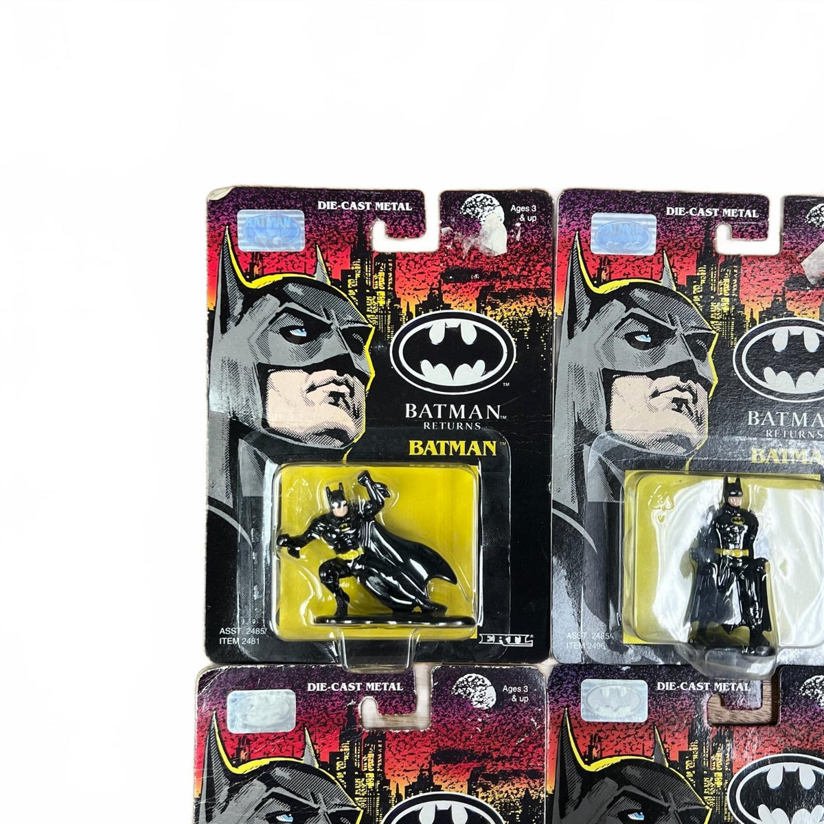 DC ERTL Batman Returns Lot of Diecast Miniatures