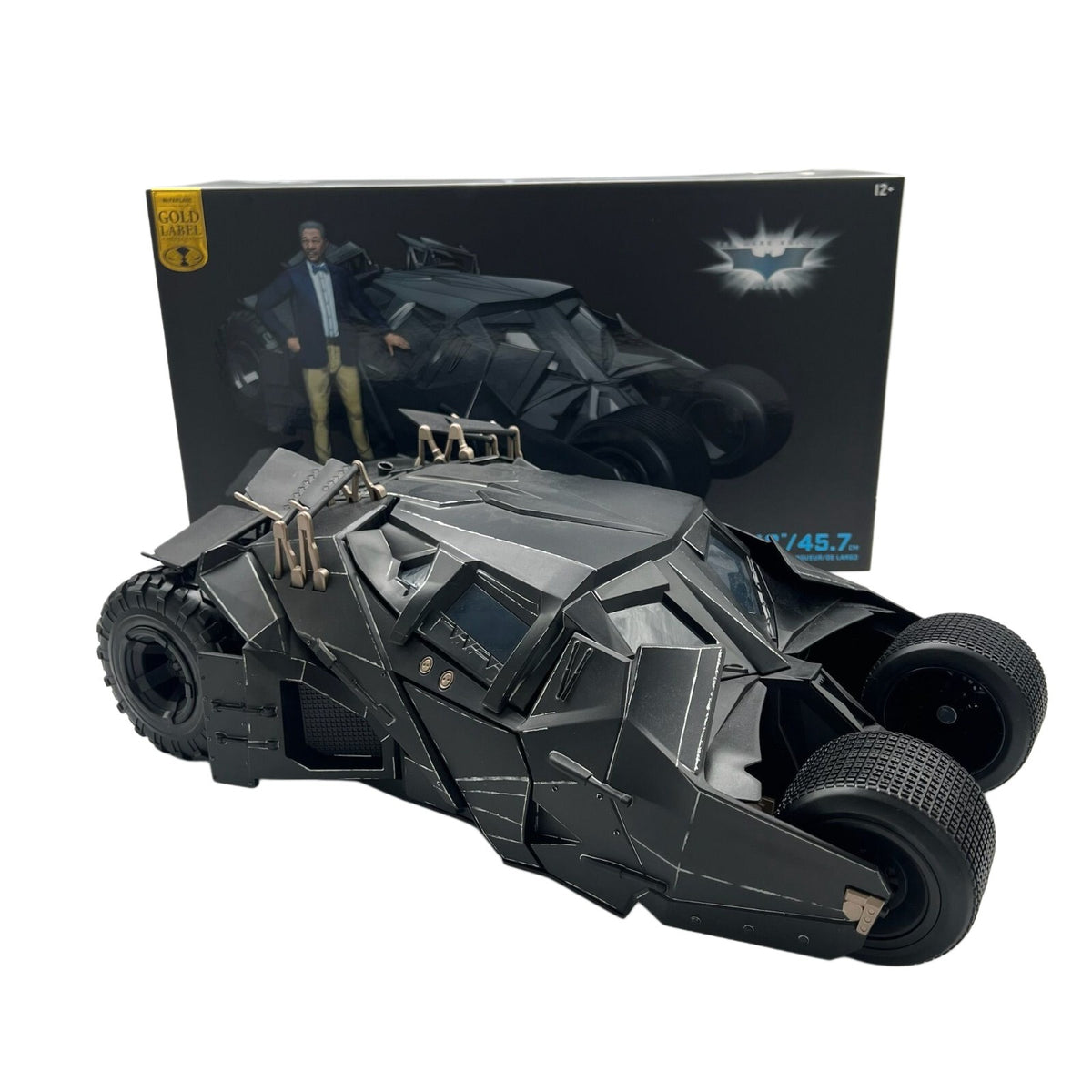 DC McFarlane Batman Tumbler (Dark Knight) With Lucius Fox 7" Action Figure