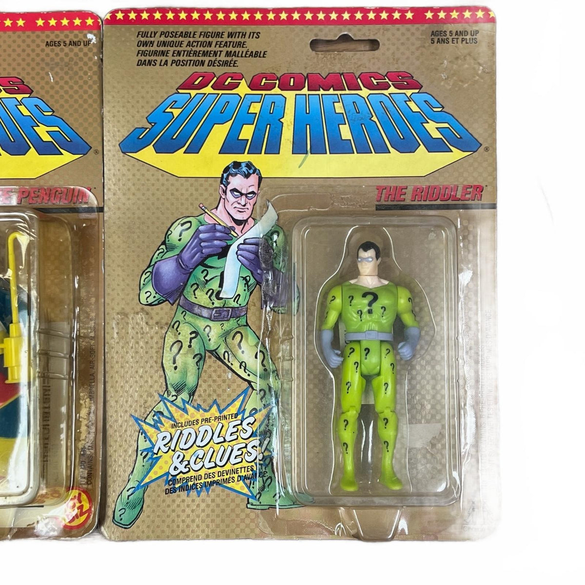 DC Toybiz Penguin and Riddler 5” Action Figures