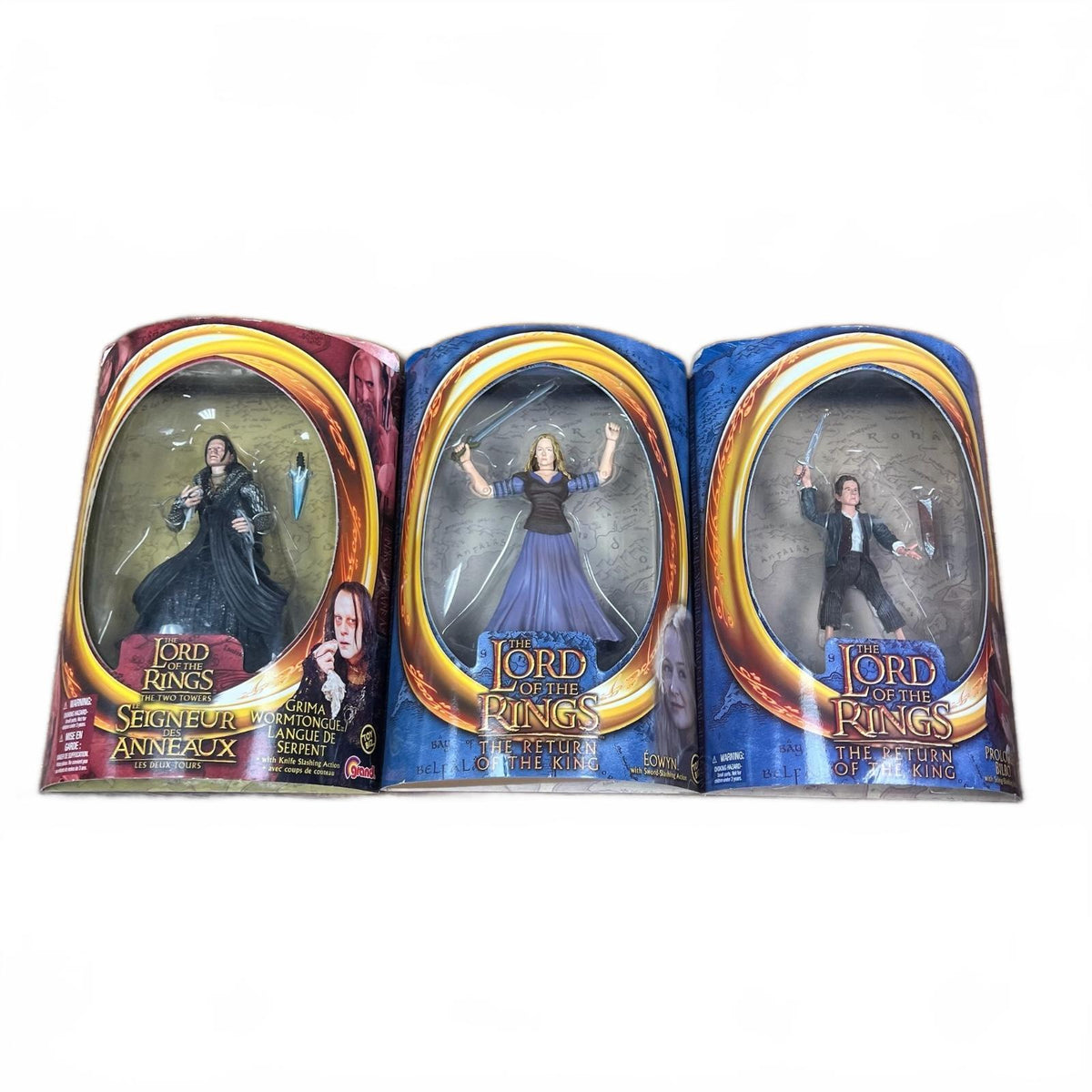 Lord of The Rings Toybiz 3 Figure Lot (The Return of the King) 6” Action Figure