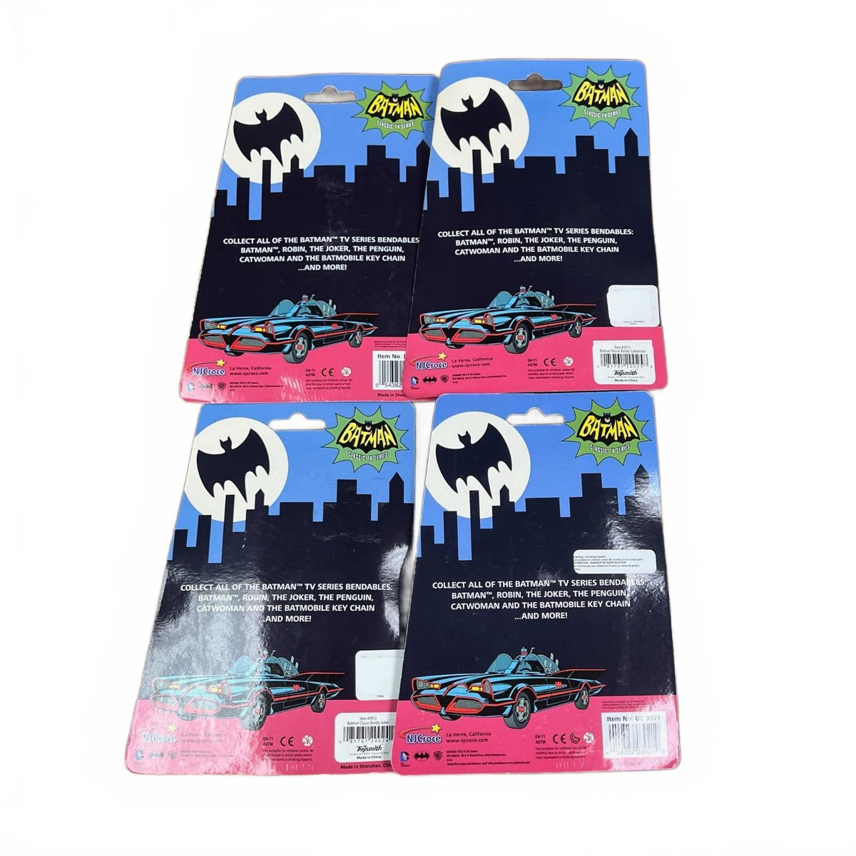 DC Bendables Batman Classic TV Lot 5” Action Figures