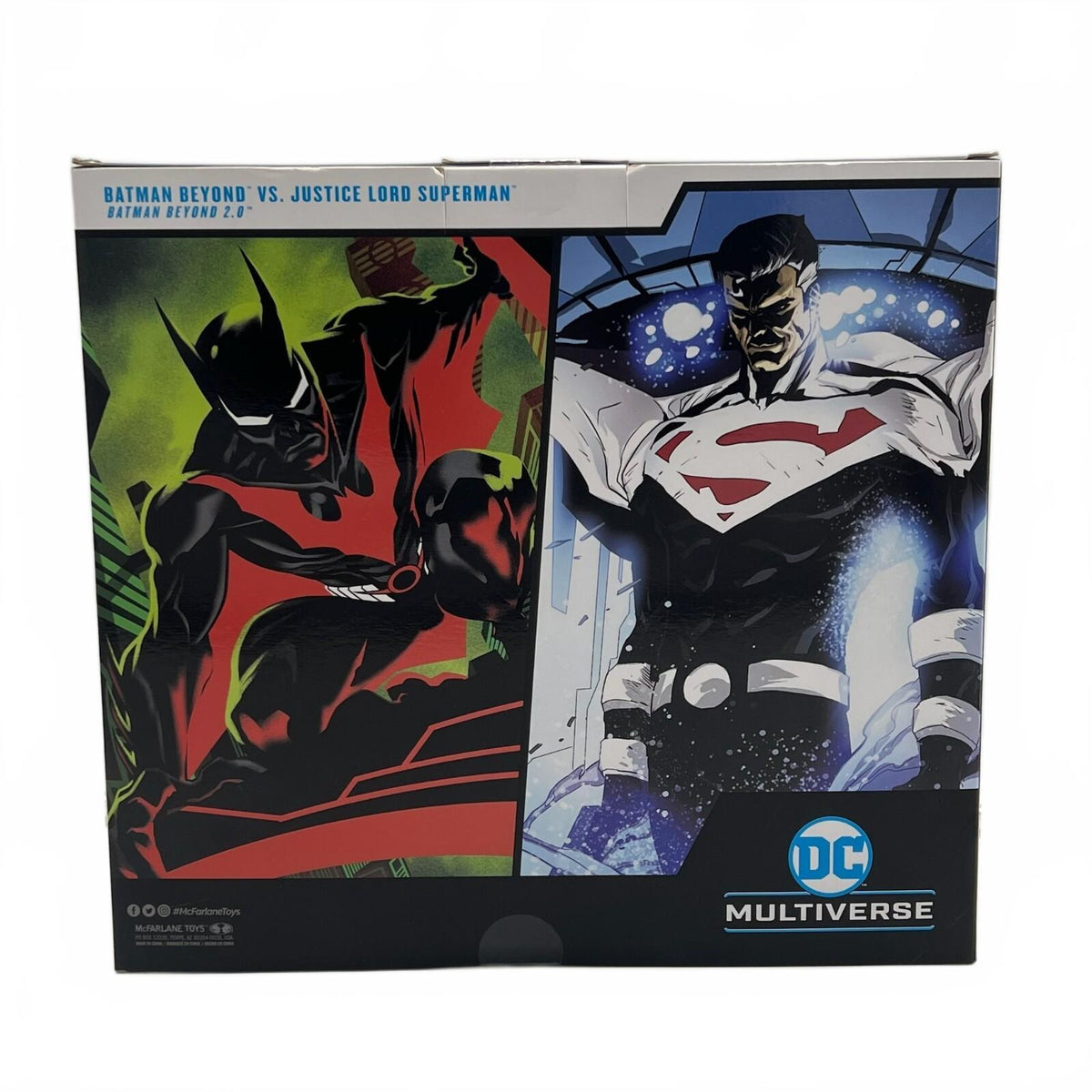 DC McFarlane Batman Beyond Vs. Justice Lord Superman 2 Pack 7” Action Figures