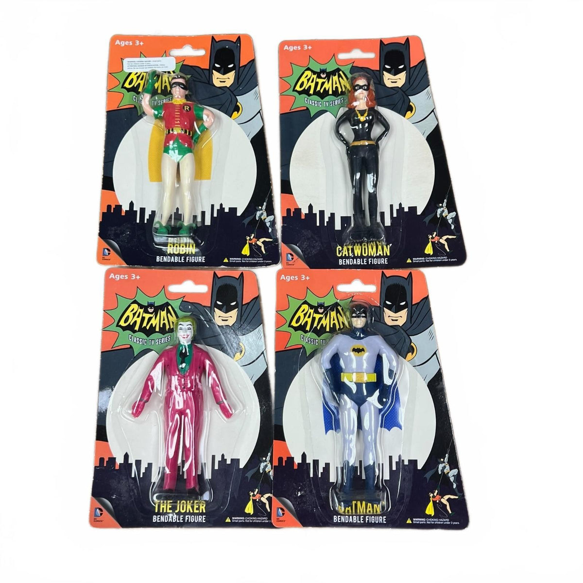 DC Bendables Batman Classic TV Lot 5” Action Figures
