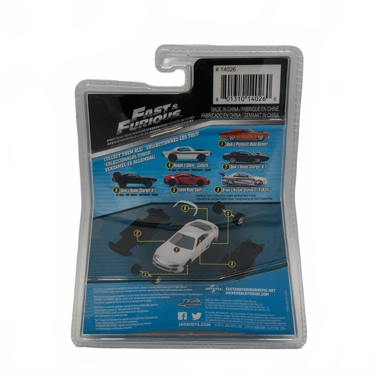 Fast and the Furious Jada Toys Darden’s 1970 Dodge Challenger R/T