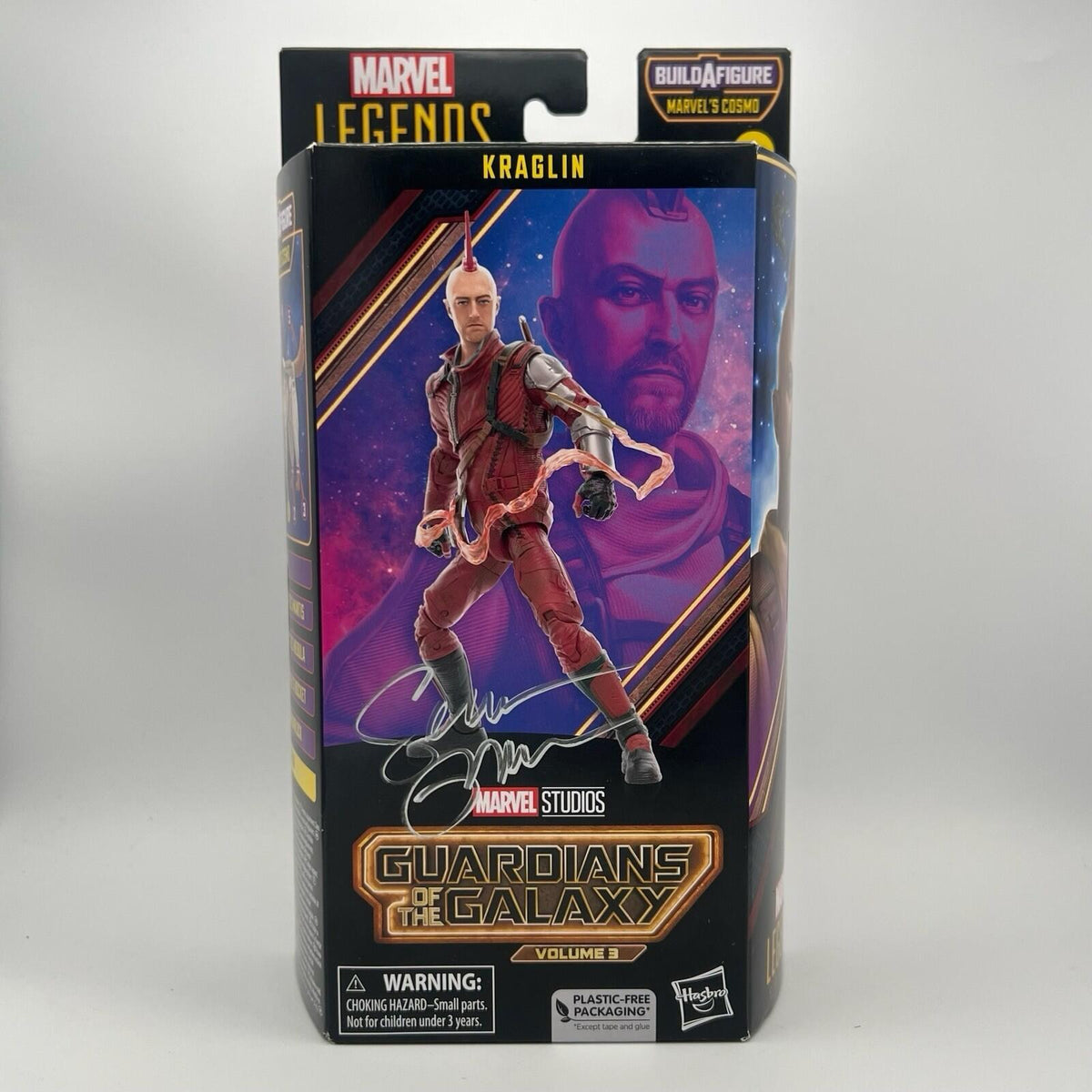 Marvel Legends Series Kraglin Guardians of The Galaxy SIGNED Sean Gunn