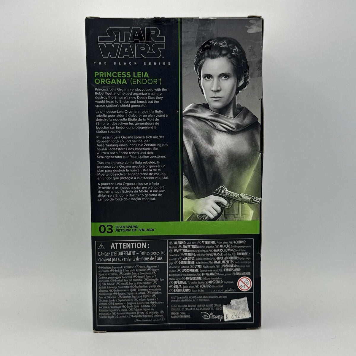 Star Wars The Black Series Princess Leia Endor Return Of The Jedi Action Figure