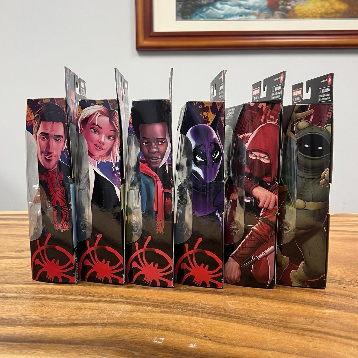 Marvel Legends Into The Spider-Verse Stilt-Man BAF Complete Set of 6 in Box