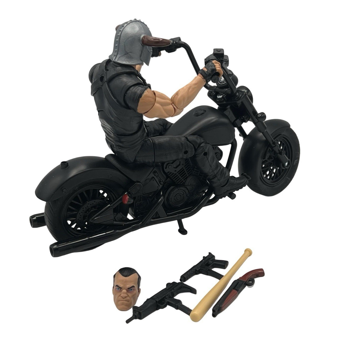 Hasbro Marvel Legends Punisher Action Figure with Motorcycle Deluxe Loose