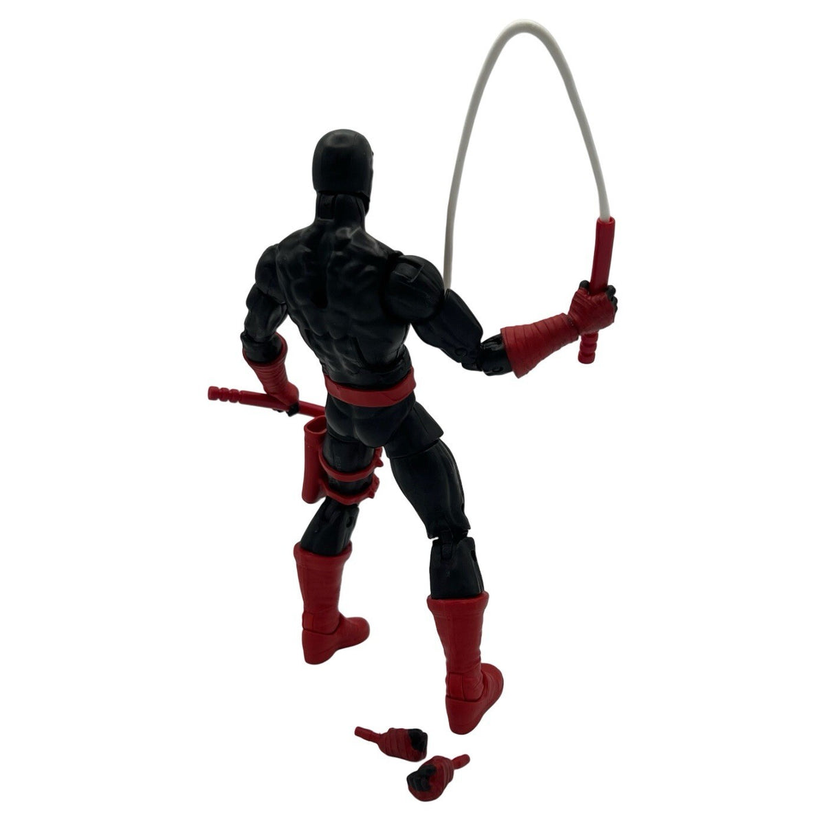 Marvel Legends Daredevil Shadowland SP DR BAF Black Suit Daredevil